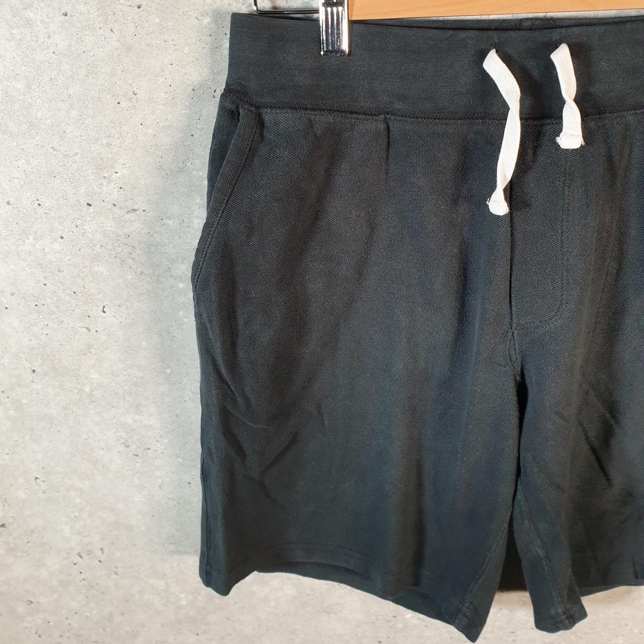 Vintage Ralph Lauren Polo Sweat Shorts Jorts Chino Cargo Men’s Small Black Baggy Cotton A4600