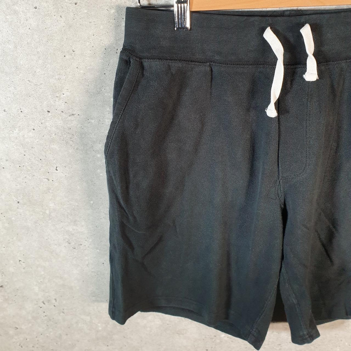Vintage Ralph Lauren Polo Sweat Shorts Jorts Chino Cargo Men’s Small Black Baggy Cotton A4600