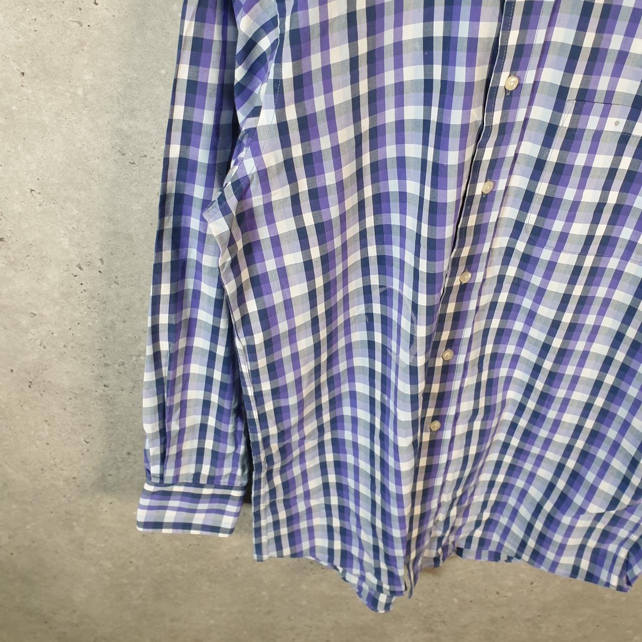 Vintage Chaps Ralph Lauren Button Down Shirt Men’s Medium Purple Regular Fit Cotton
