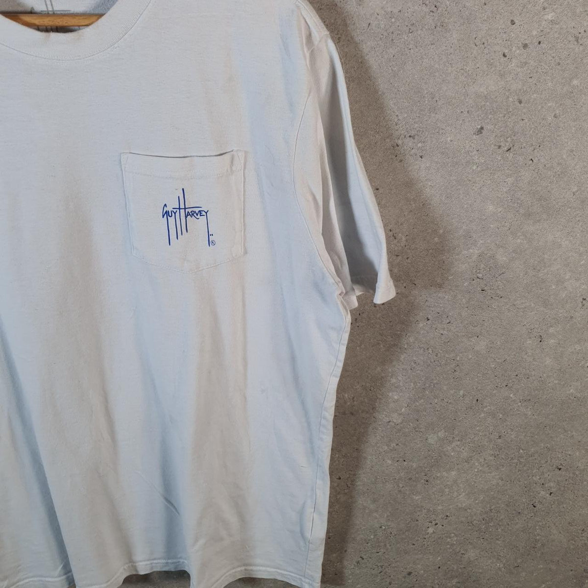 Vintage Guy Harvey Fish Y2K T Shirt Men’s White Large Casual Graphic Logo