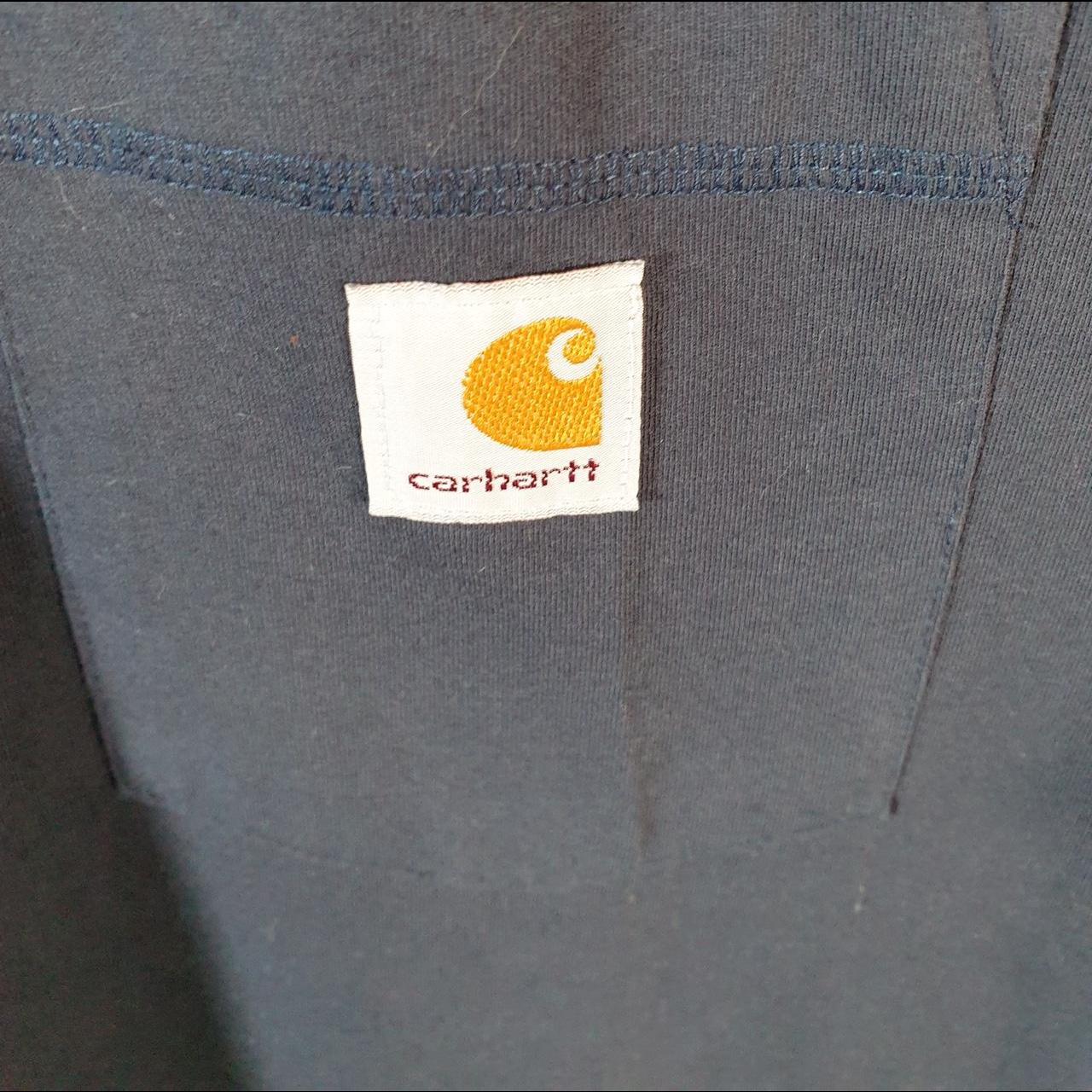 Vintage Carhartt Pocket T Shirt Men’s Medium Navy Blue Workwear Chore Utility Relaxed Fit C9297