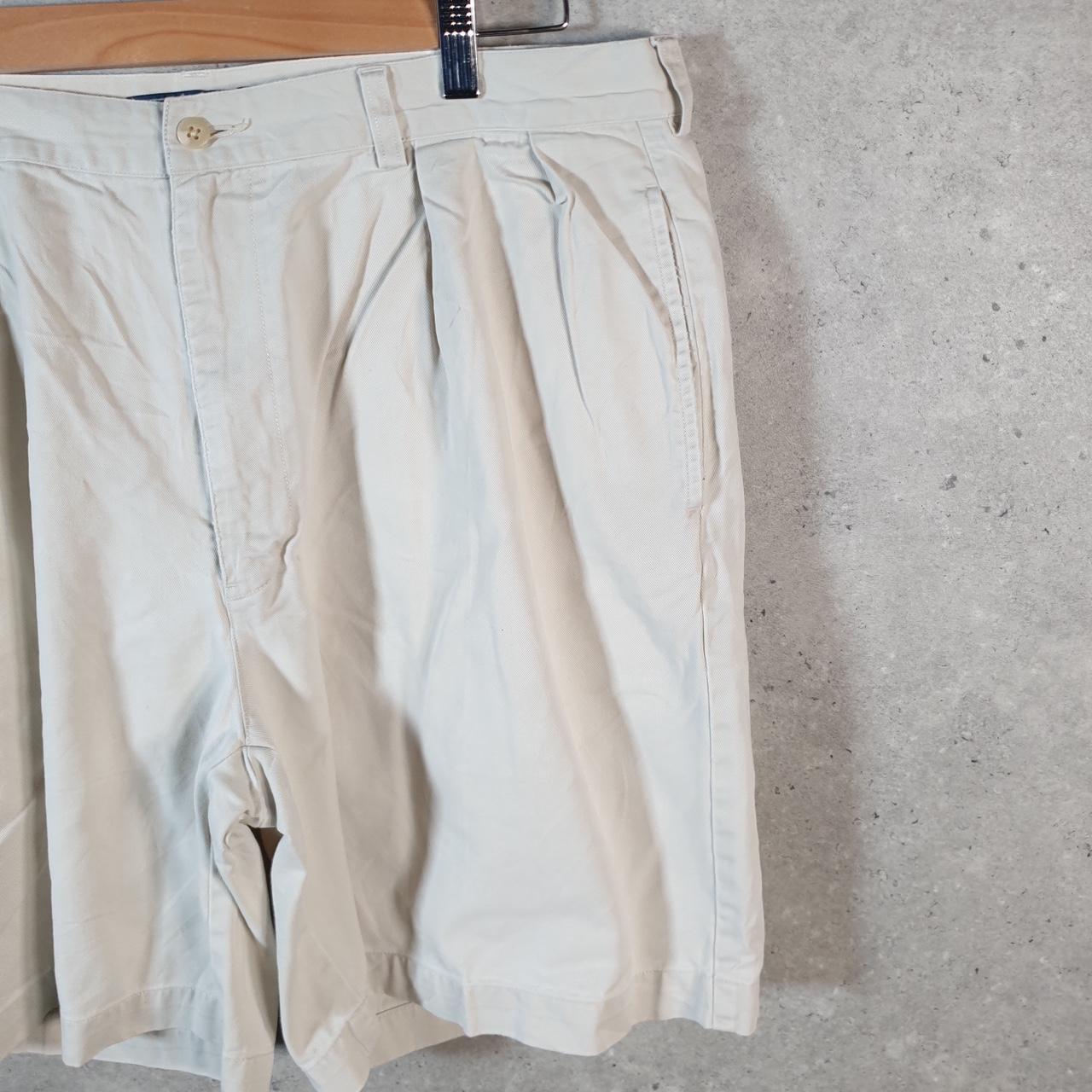 Vintage Ralph Lauren Polo Shorts Jorts Chino Cargo Men’s W38 Beige Baggy Cotton