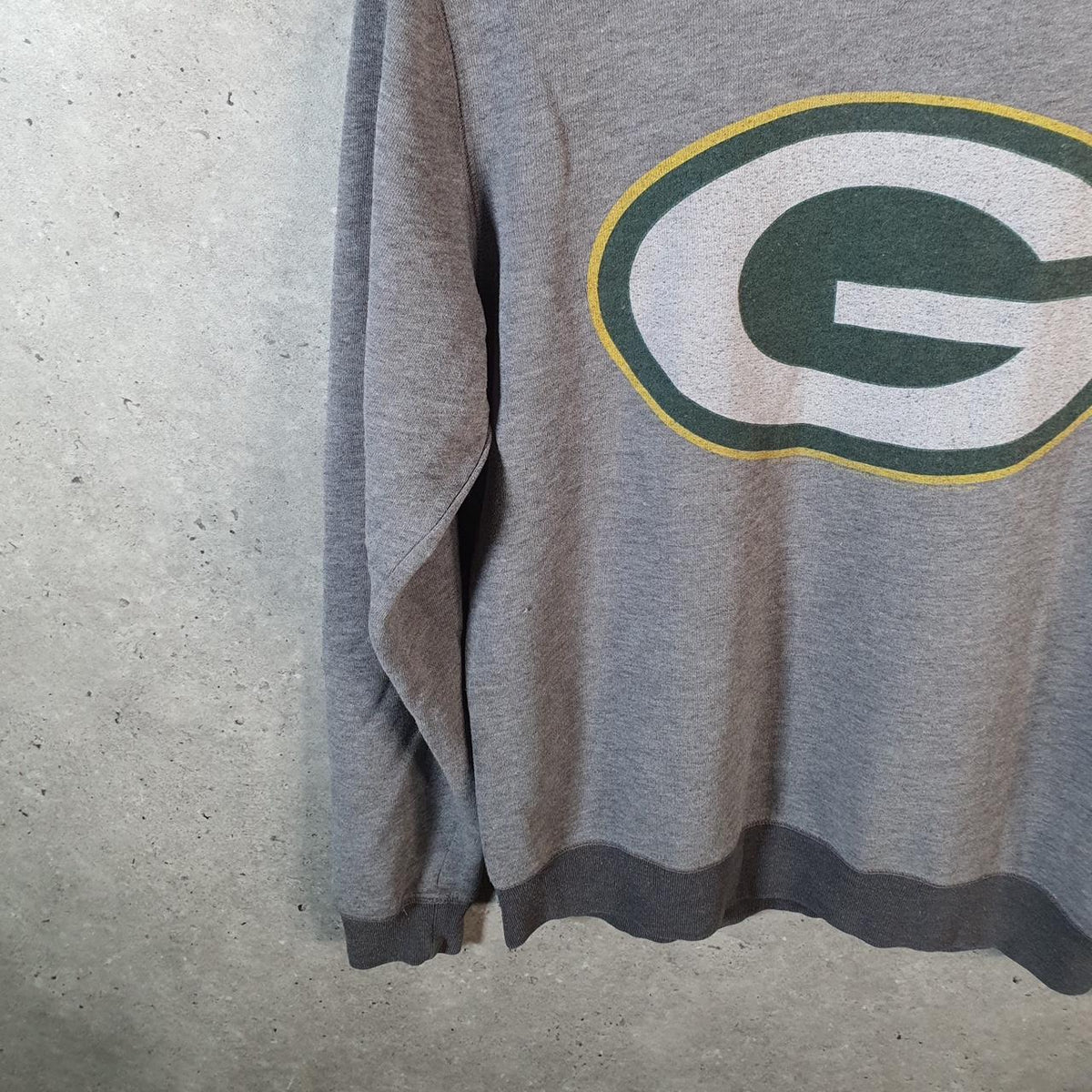 Vintage NFL Green Bay Packers Sweatshirt Men’s Small Grey Pullover Pro Sport USA