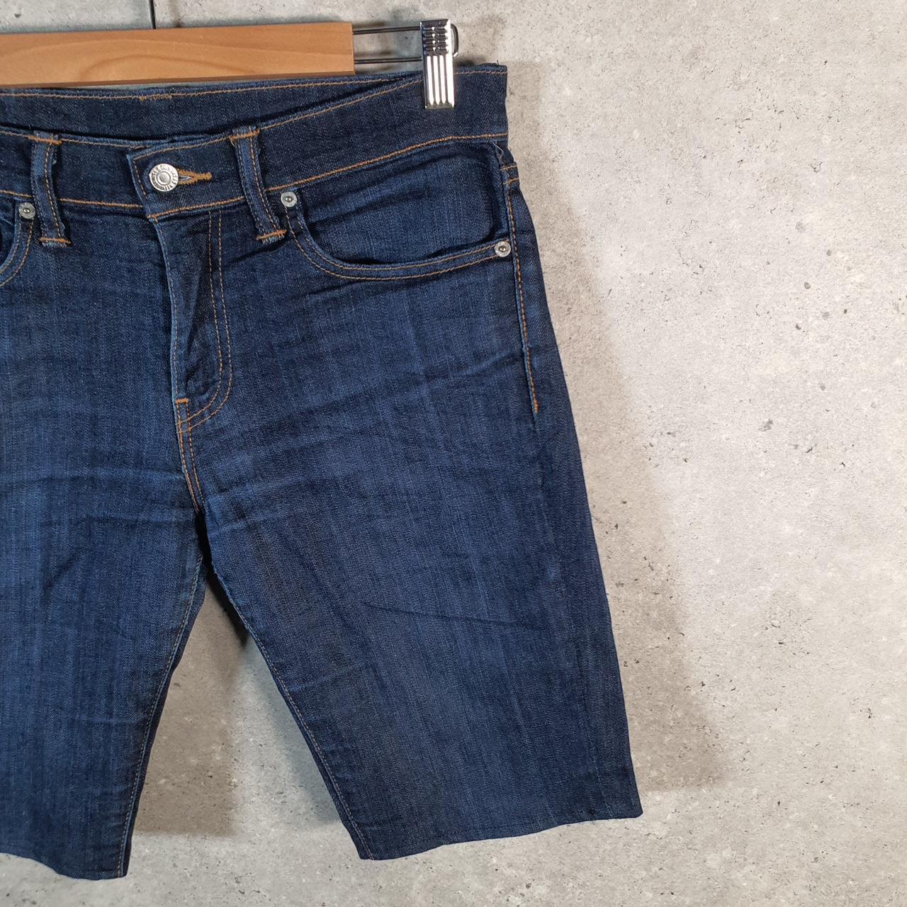 Vintage Levi’s 511 Denim Jean Shorts Jorts Cargo Men’s W31 Blue Baggy Cotton