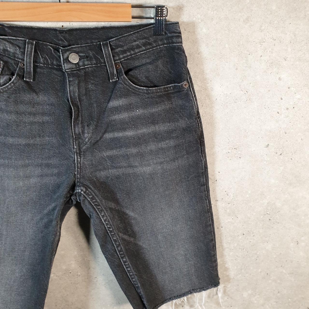 Vintage Levi’s 511 Cut Off Denim Shorts Jorts Cargo Men’s W31 Grey Baggy Cotton