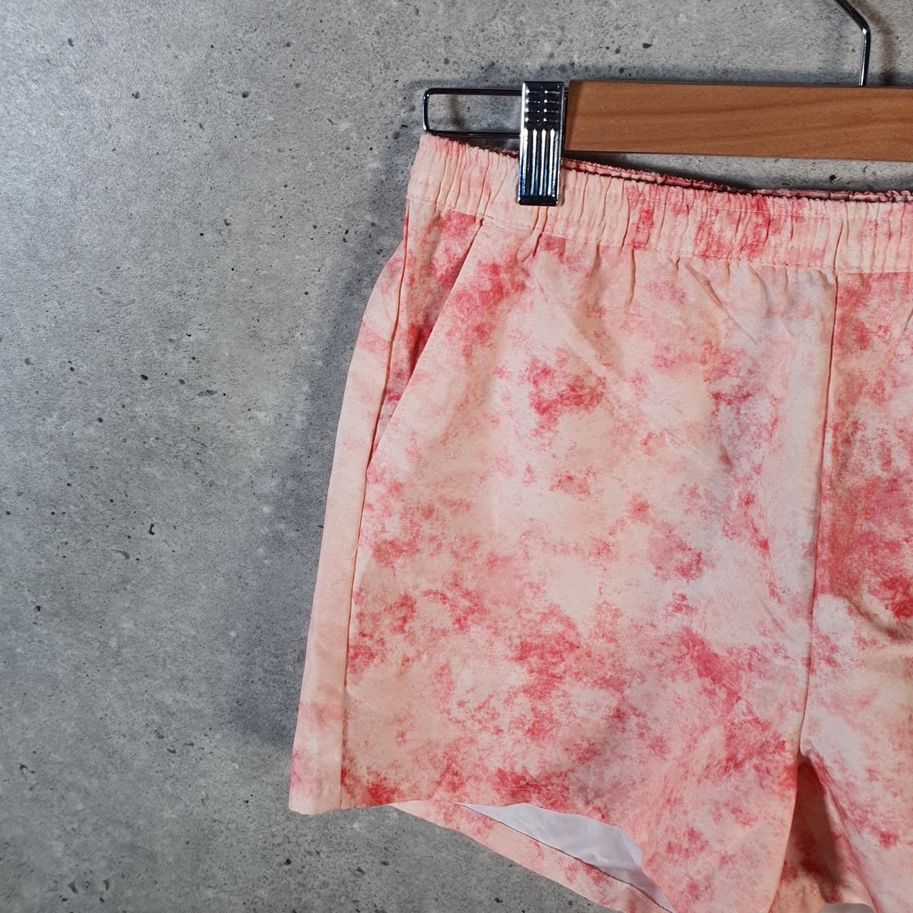 Vintage The North Face TNF Shorts Jorts Chino Cargo Girls Large Pink Baggy Cotton