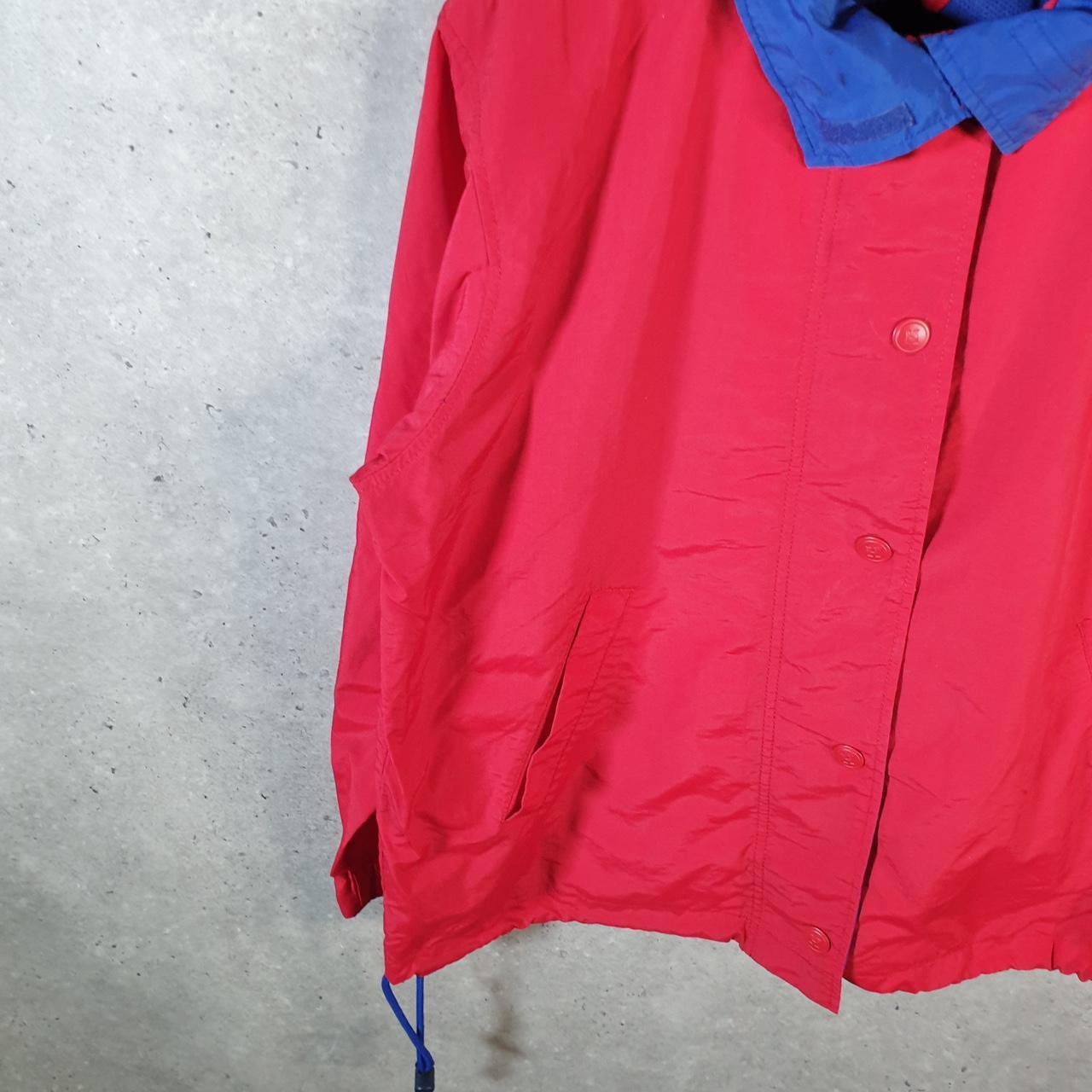 Tommy Hilfiger Harrington Bomber Jacket Men’s Large Red Embroidered Logo Full Zip