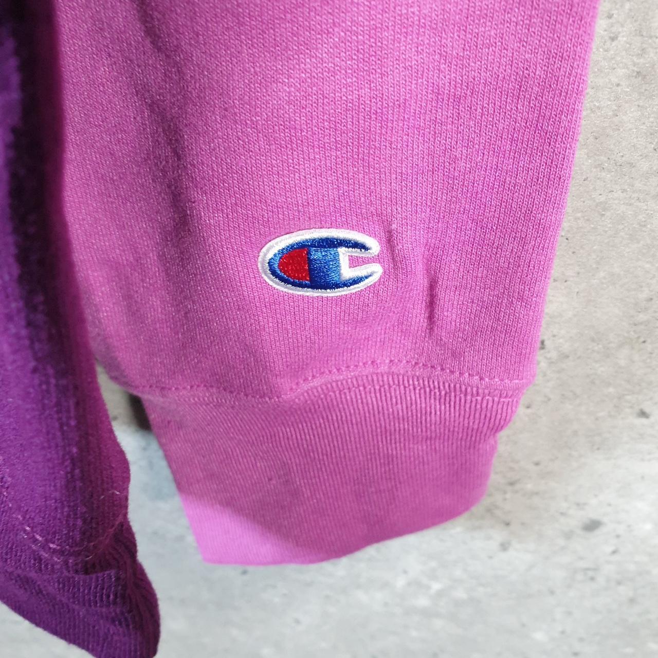 Vintage Champion Sweatshirt Womens XL Grey USA Pullover Embroidered Spellout