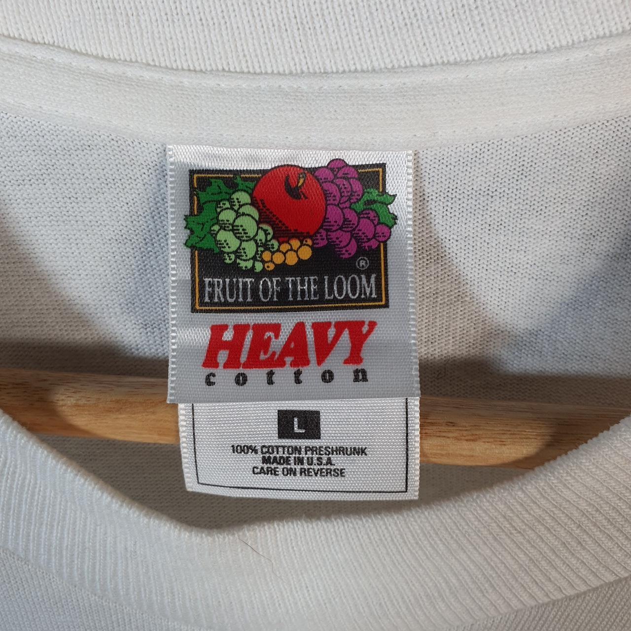 Vintage Fruit Of The Loom Mootown Snacks Cow 90s USA Single Stitch T Shirt Men’s Large White