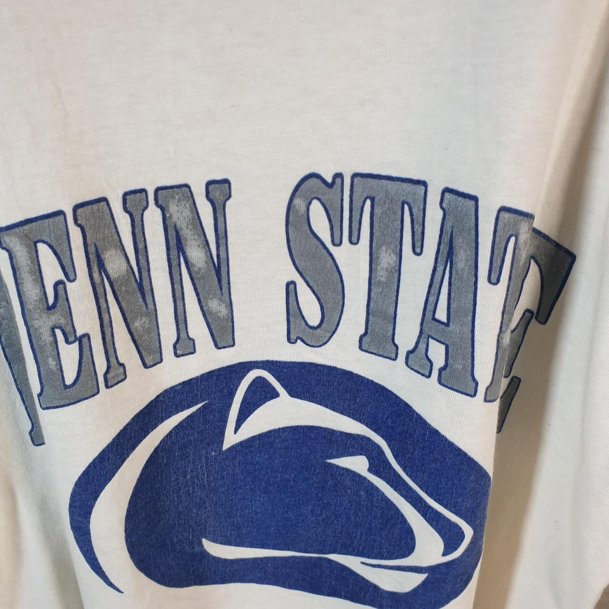Vintage Artex Penn State 90s Graphic USA Single Stitch Vest Men’s Large White