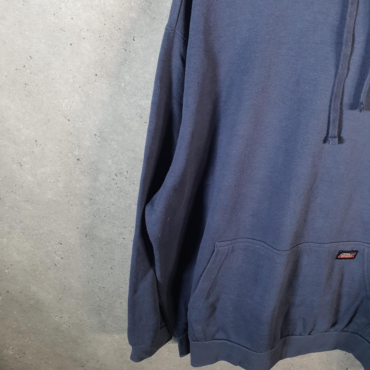 Vintage Dickies Workwear Embroidered Hoodie Men’s 2XL Navy Blue Y2K Pullover