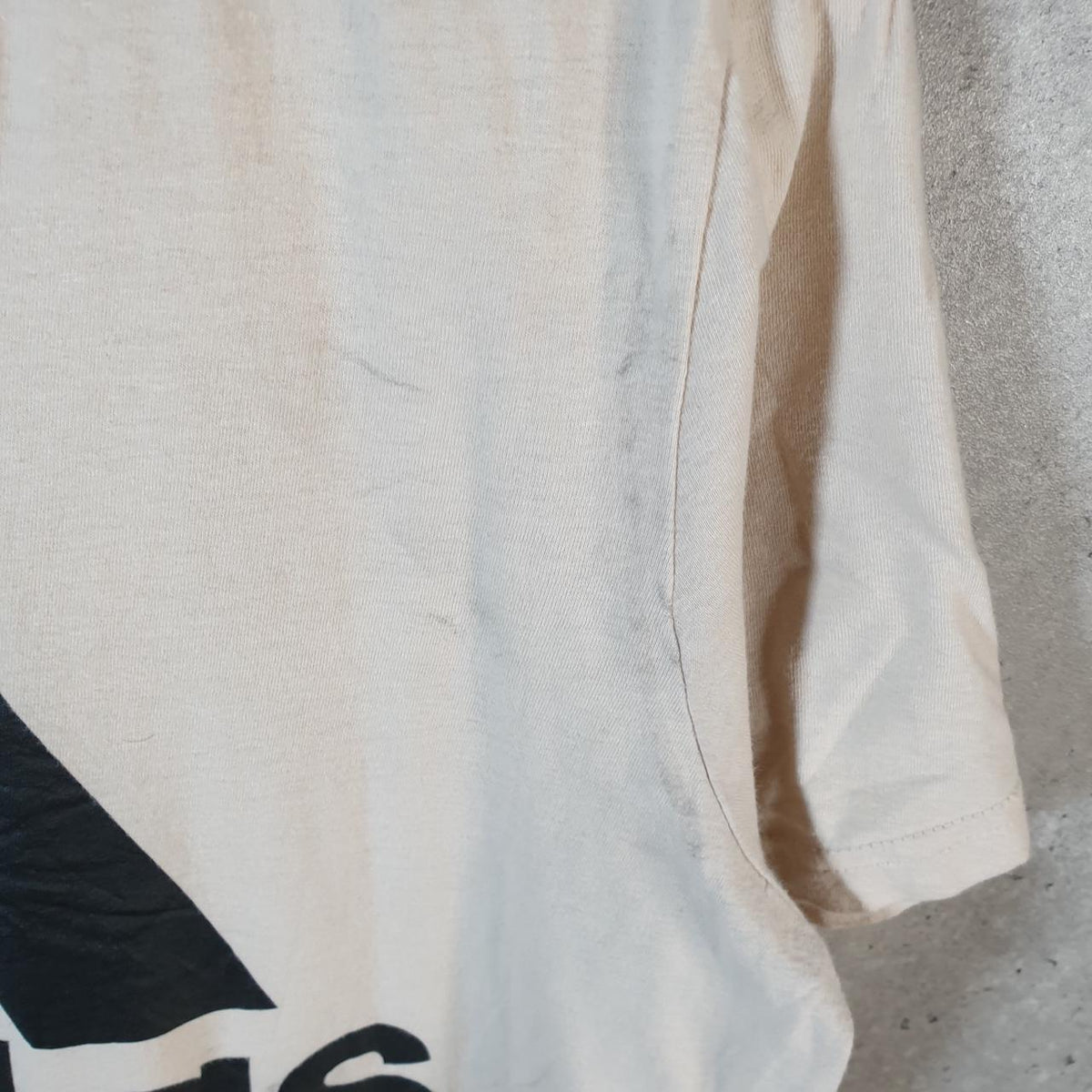 Vintage Adidas Amplifier Tee T Shirt Mens Medium White Three Stripes Logo Athletic