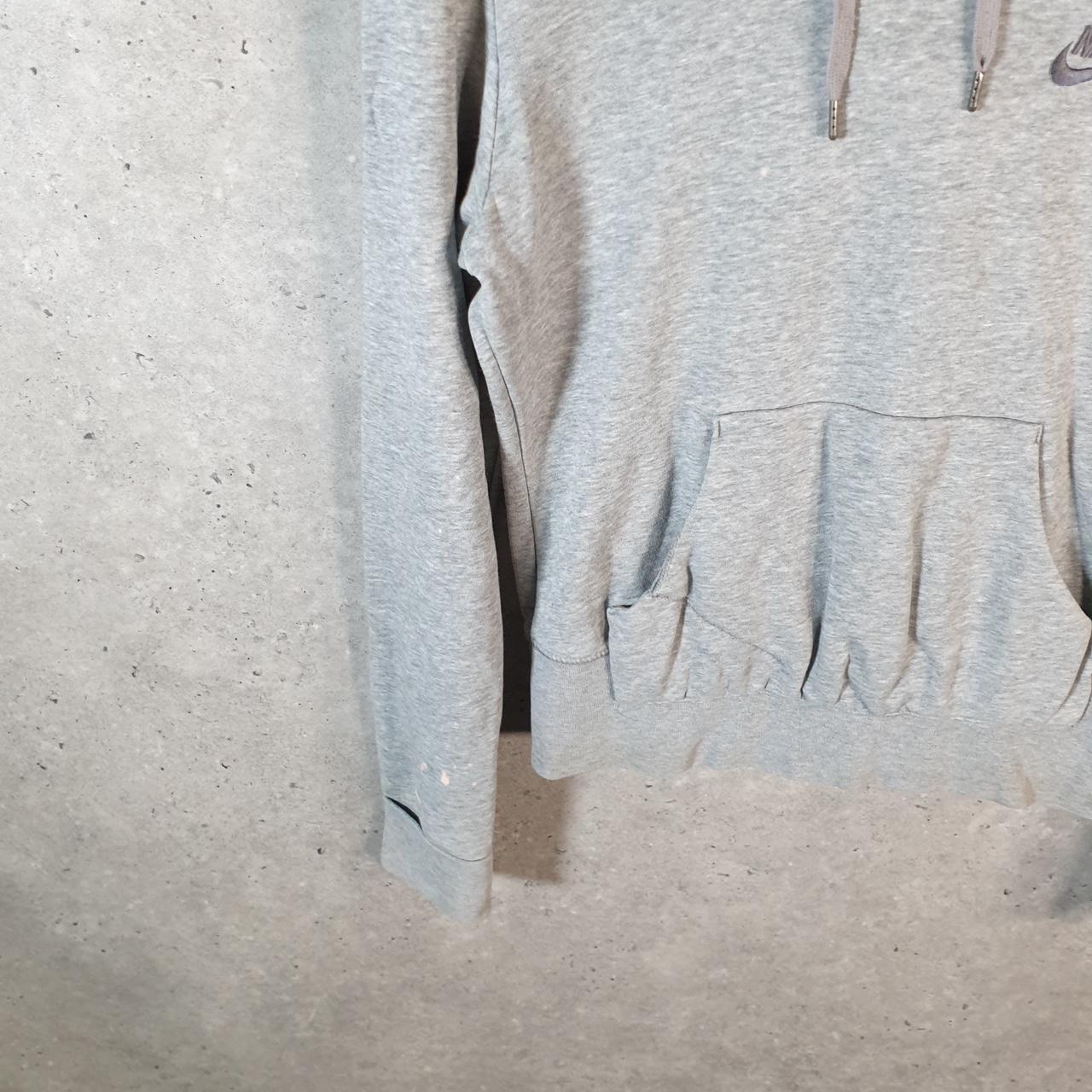 Vintage Nike 90s Club Hoodie Womens Small Grey Swoosh Y2K Pullover