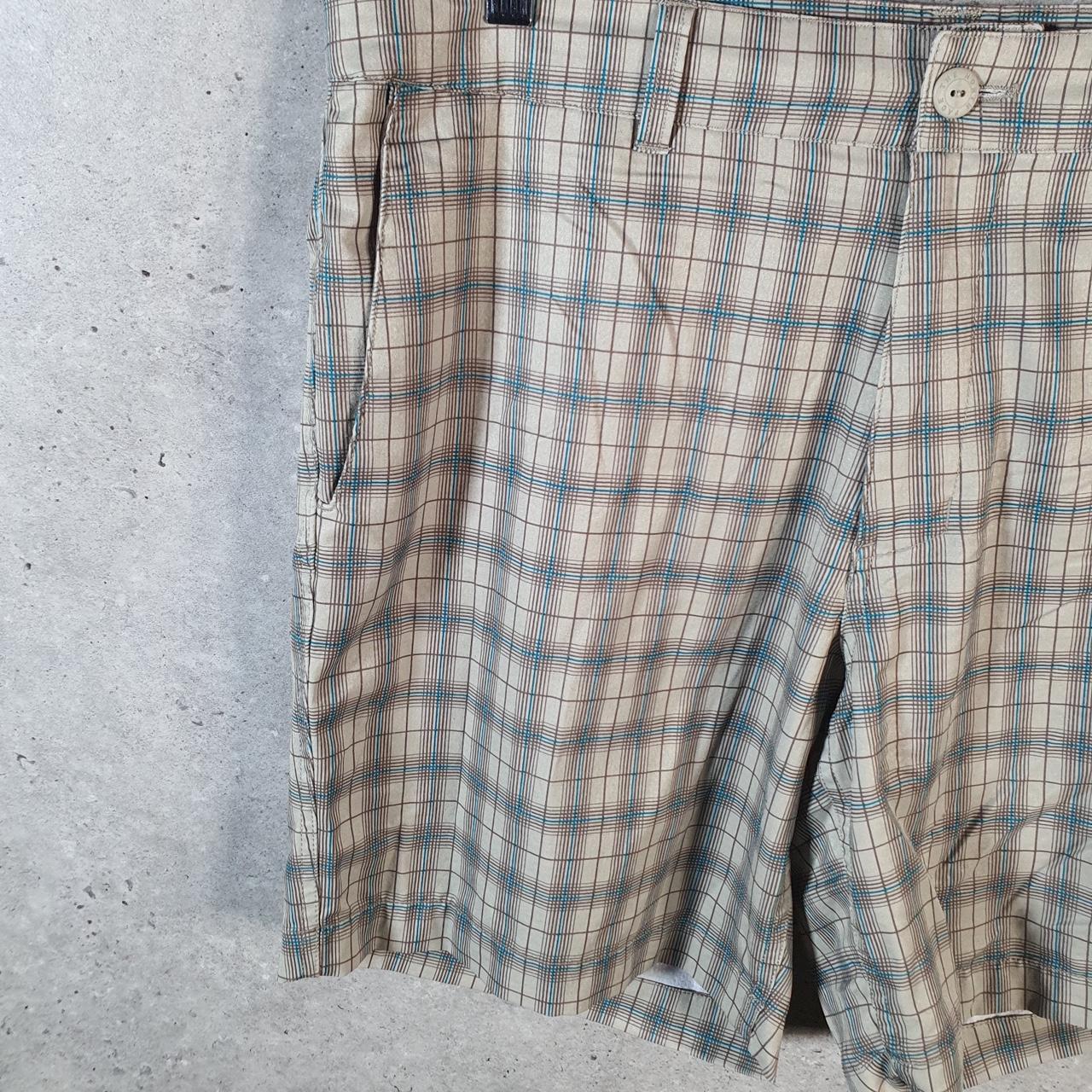 Vintage The North Face TNF Shorts Jorts Chino Cargo Men’s W34 Checkered Baggy Cotton
