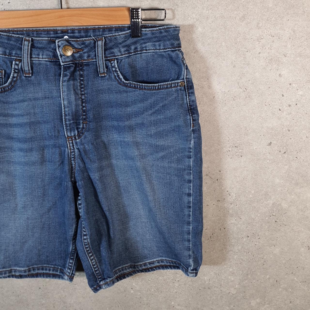 Vintage Levi’s Low Rise Short Baggy Shorts Jorts Cargo Womens W30 Blue Relaxed Denim A4047