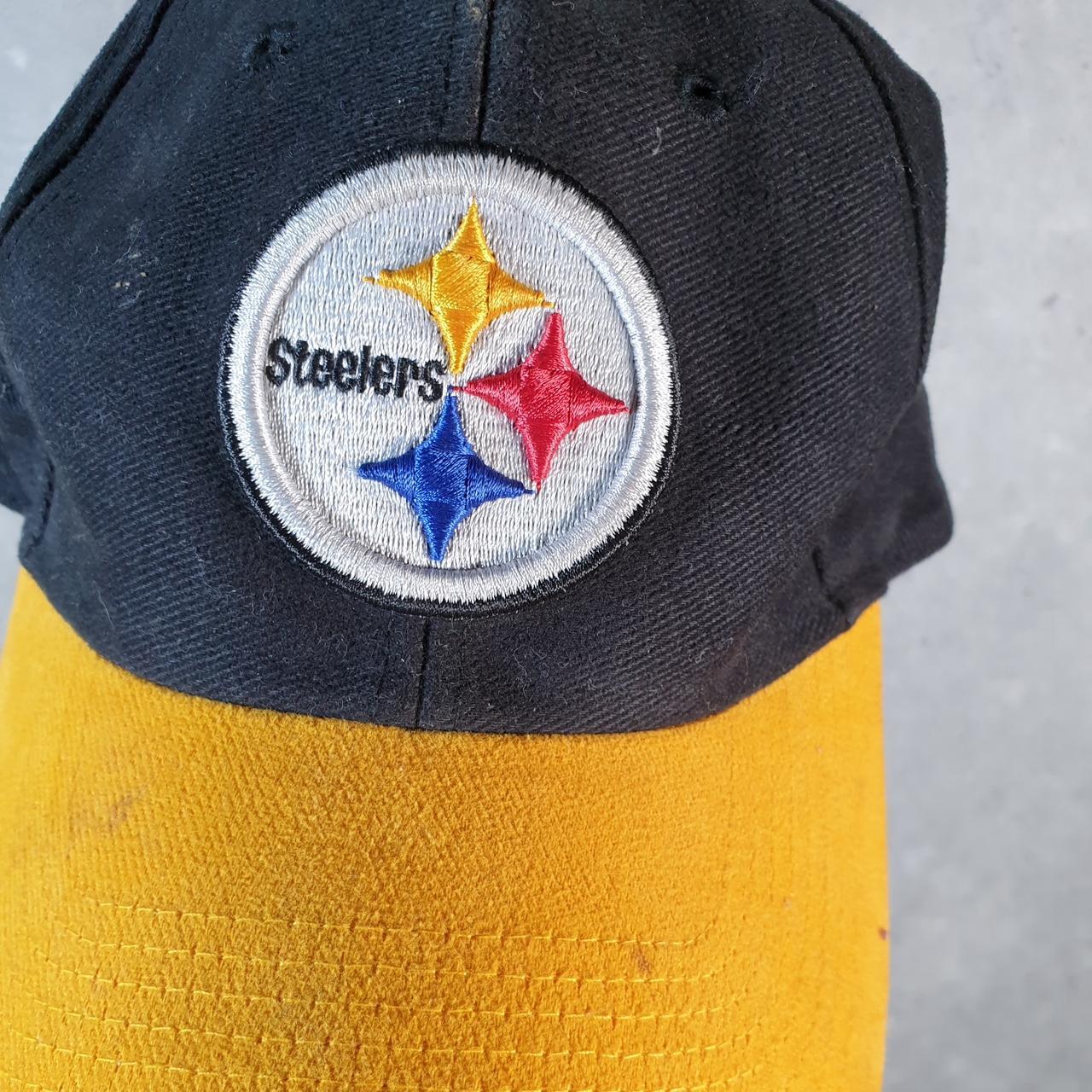 Vintage New Era NFL Reebok Pittsburgh Steeleers Cap Men’s USA Spellout Athletic C8542