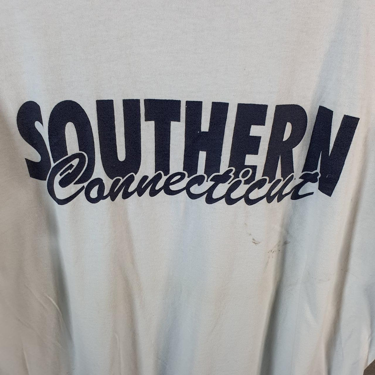 Vintage Fila Connecticut Soccer T Shirt Men’s XL White Casual Sports Logo Athletic