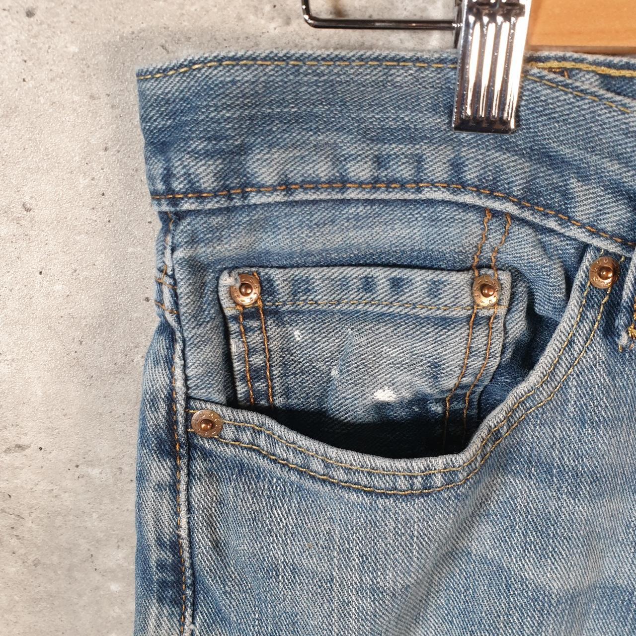 Vintage Levi’s 512 Baggy Shorts Jorts Cargo Mens W32 Blue Relaxed Denim