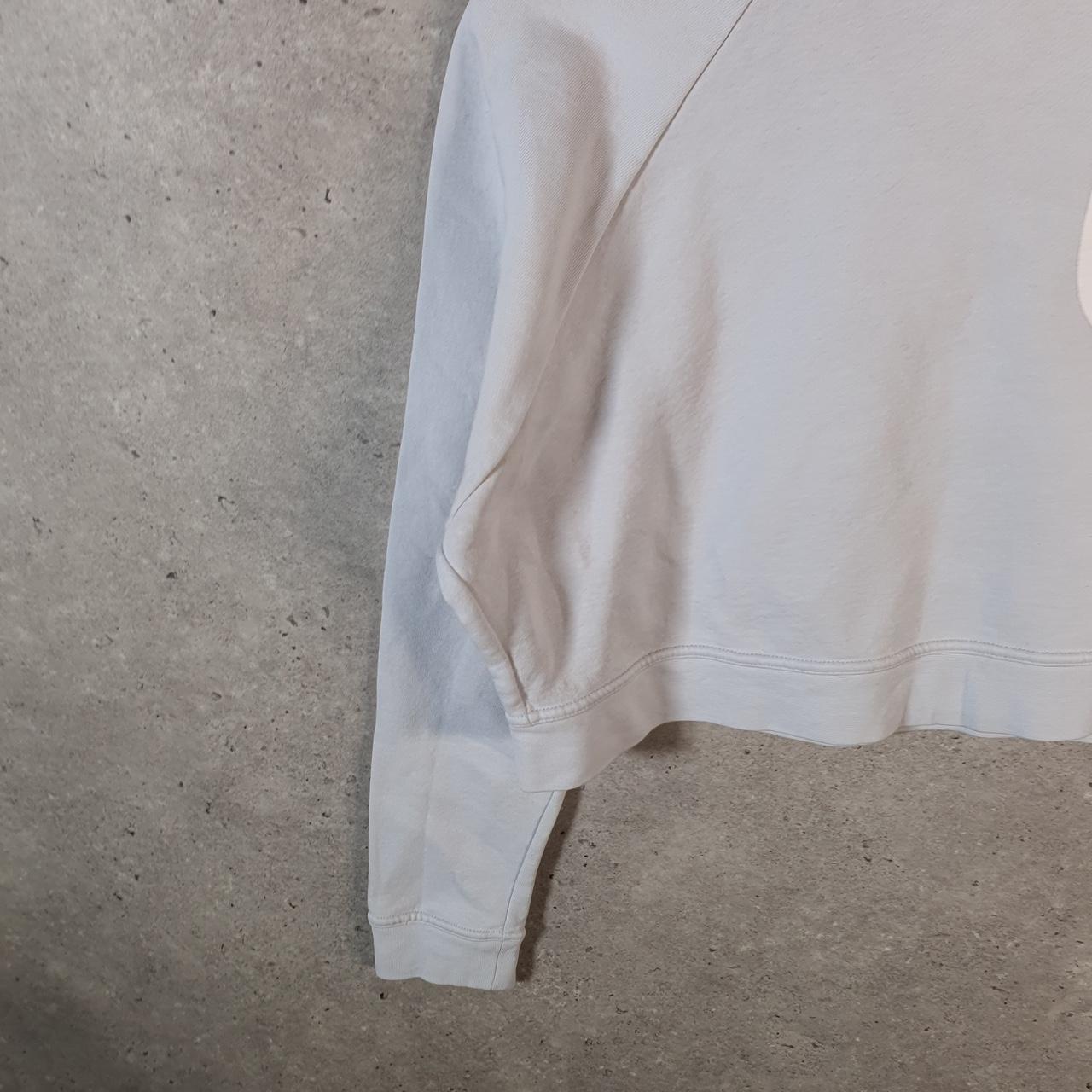 Vintage Nike Dri Fit Cropped Sweatshirt Womens Small Blue Swoosh Y2K Pullover Logo