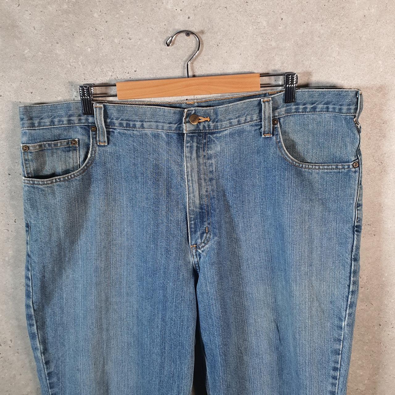 Vintage Carhartt Workwear Carpenter Jeans Mens W40 L32 Blue Denim Traditional Fit USA