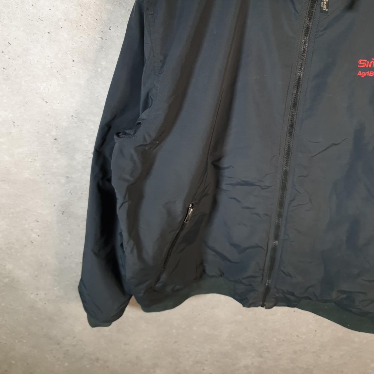 Vintage L.L. Bean Outdoors Nylon Jacket Mens XL Black Waterproof Shell Coat