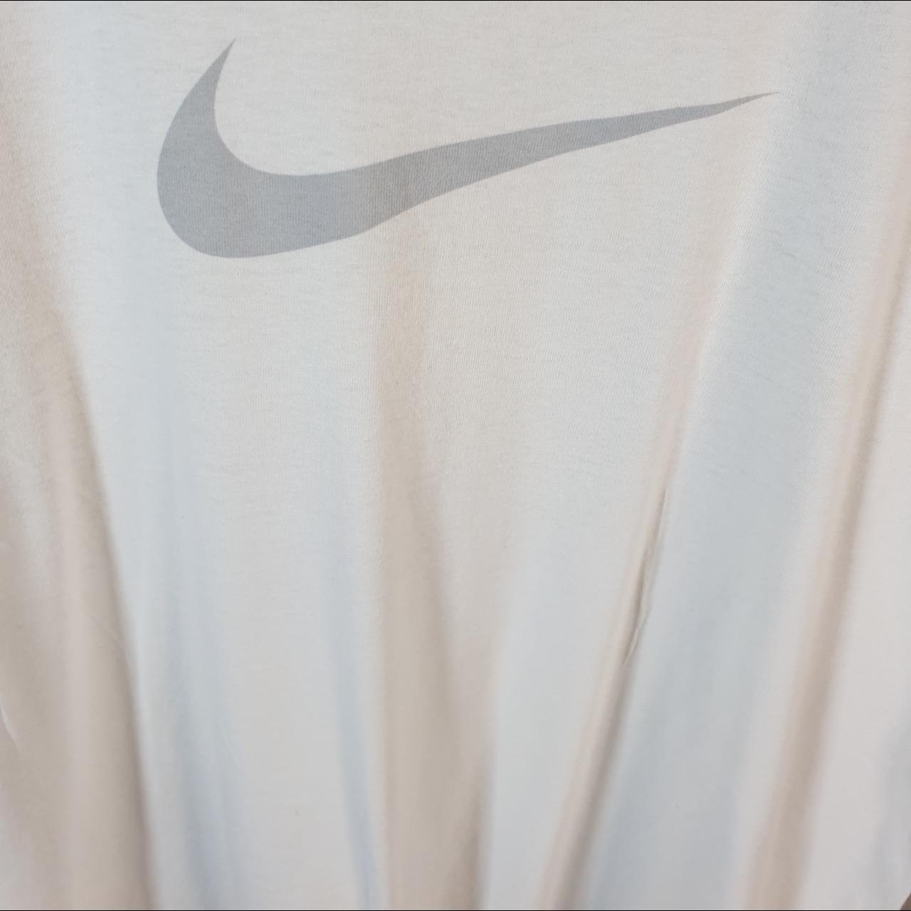 Vintage Nike 90 Swoosh T Shirt Shirt Men’s Large White Logo Athletic C9938