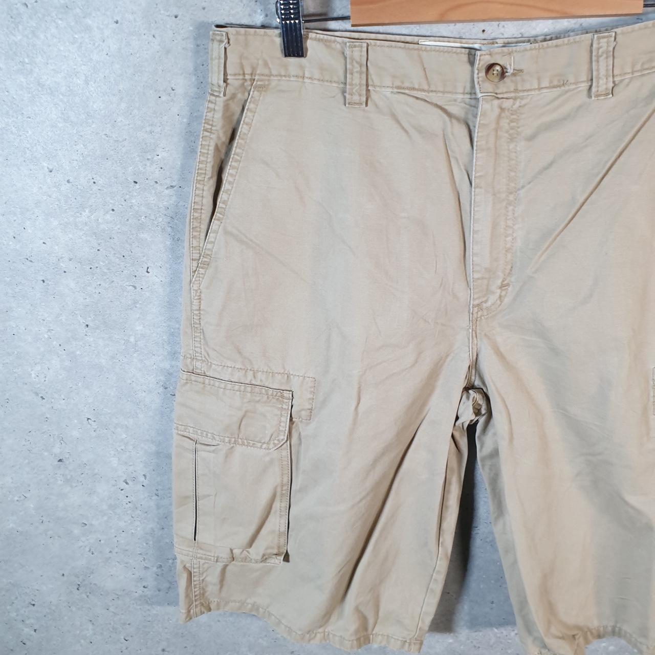 Vintage Dickies Baggy Chino Shorts Jorts Cargo Mens W34 Brown Loose Fit