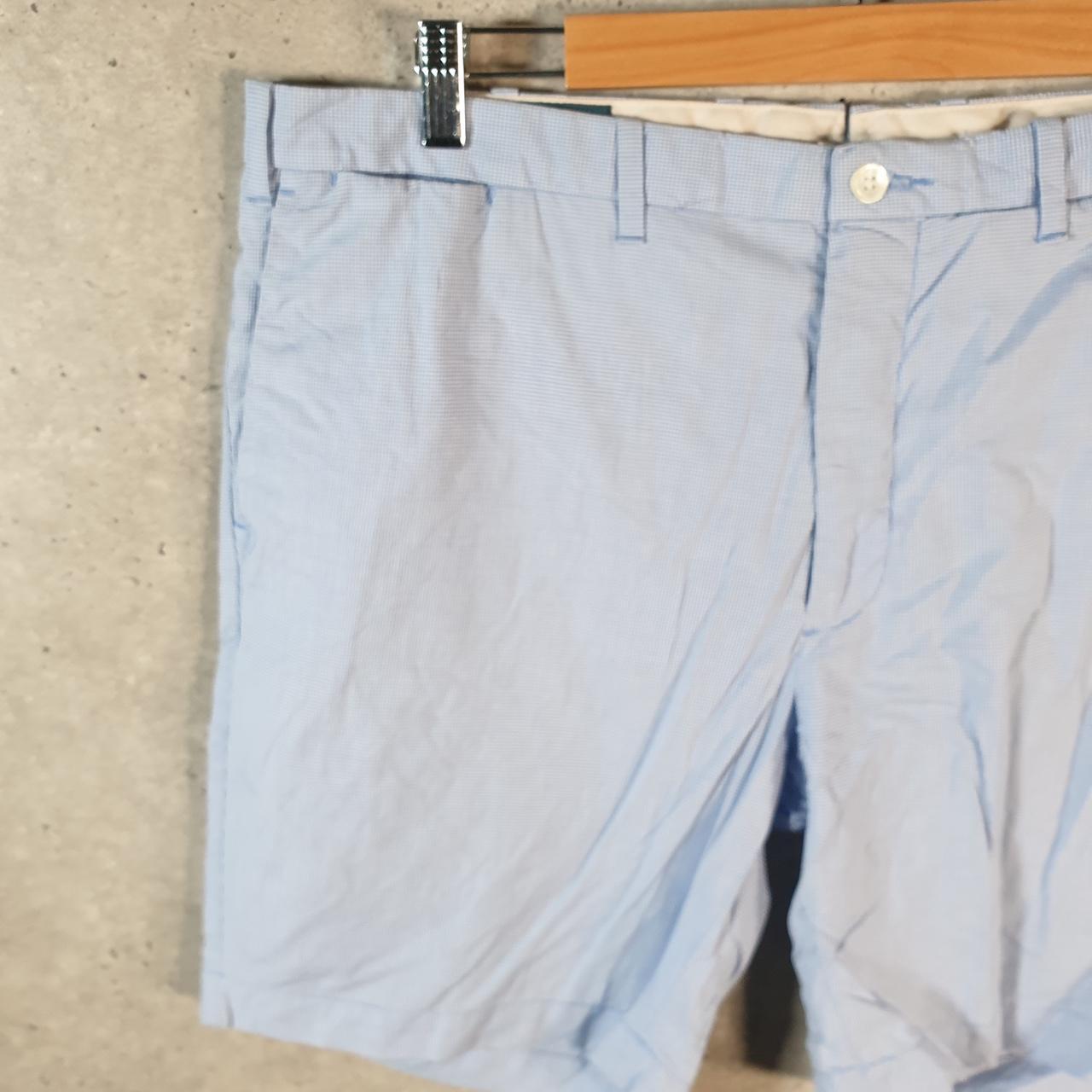 Vintage Ralph Lauren Polo Shorts Jorts Chino Cargo Men’s W38 Blue Checkered Cotton