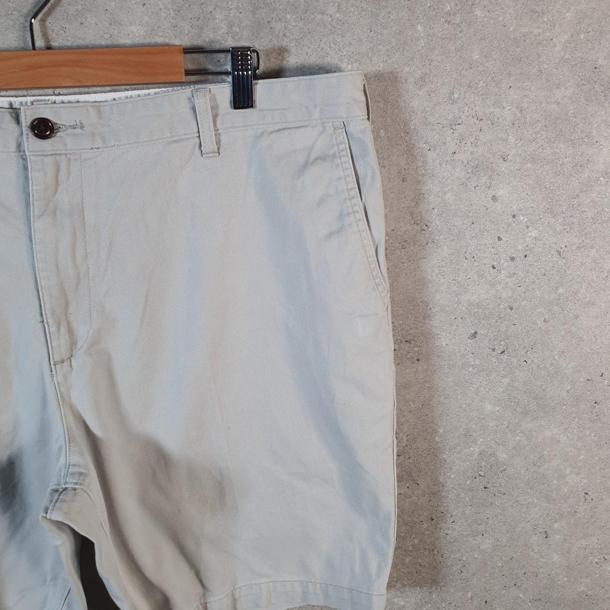 Vintage Dockers Chino Shorts Jorts Cargo Men’s W42 Beige Baggy Cotton A4248