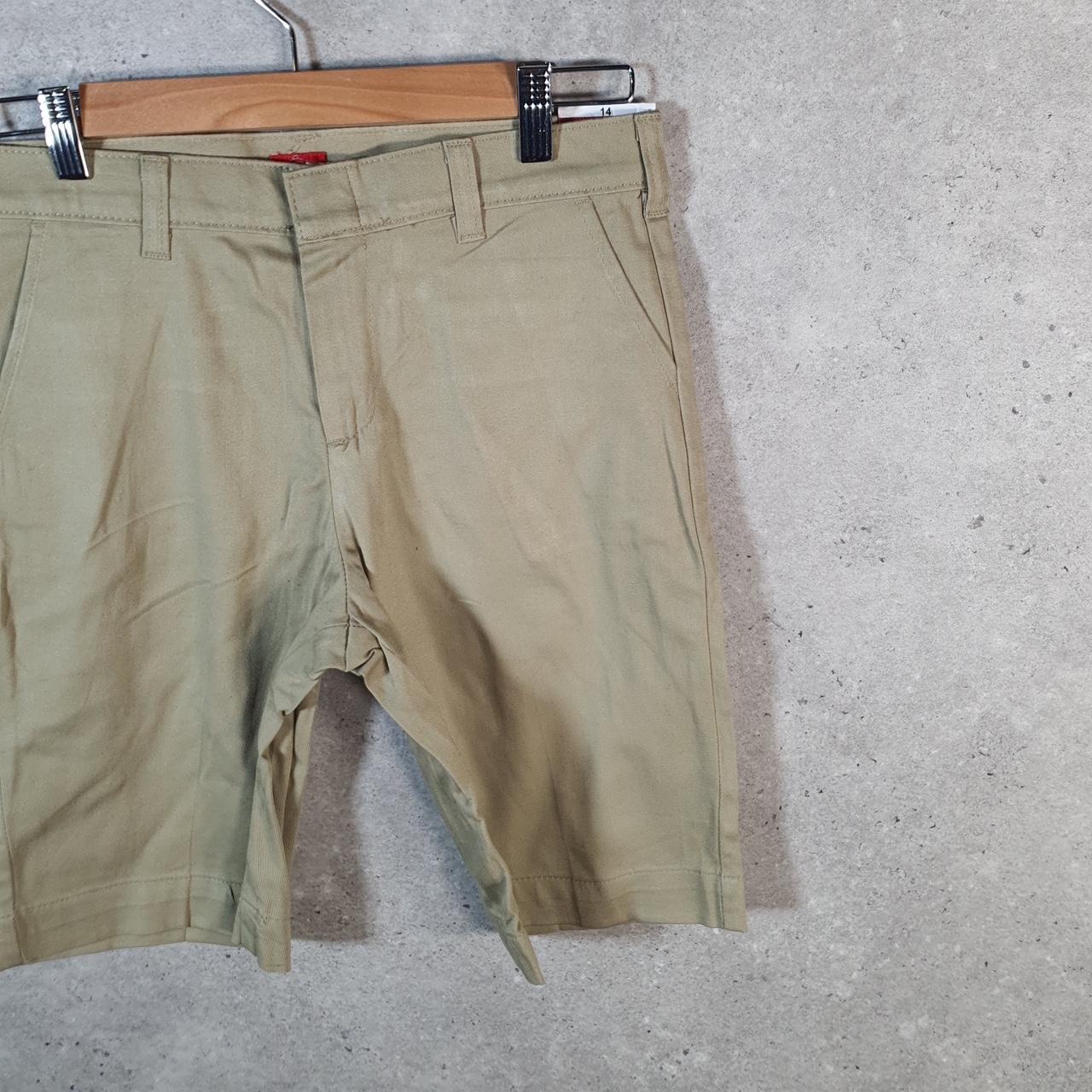 Vintage Dickies Baggy Chino Shorts Jorts Cargo Womens W28 Brown Classic Fit