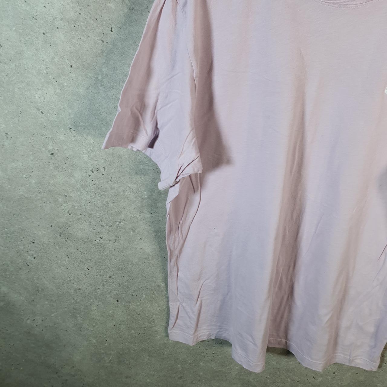 Vintage Nike Club Embroidered T Shirt Men’s Large Pink Swoosh Y2K Pullover Logo
