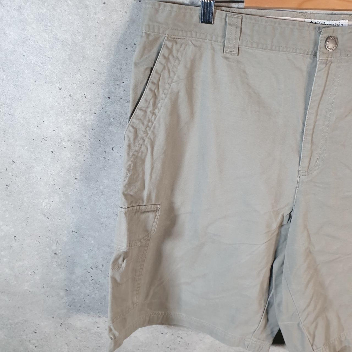 Vintage Columbia Carpenter Shorts Jorts Cargo Men’s W38 Brown Athletic Hiking Baggy