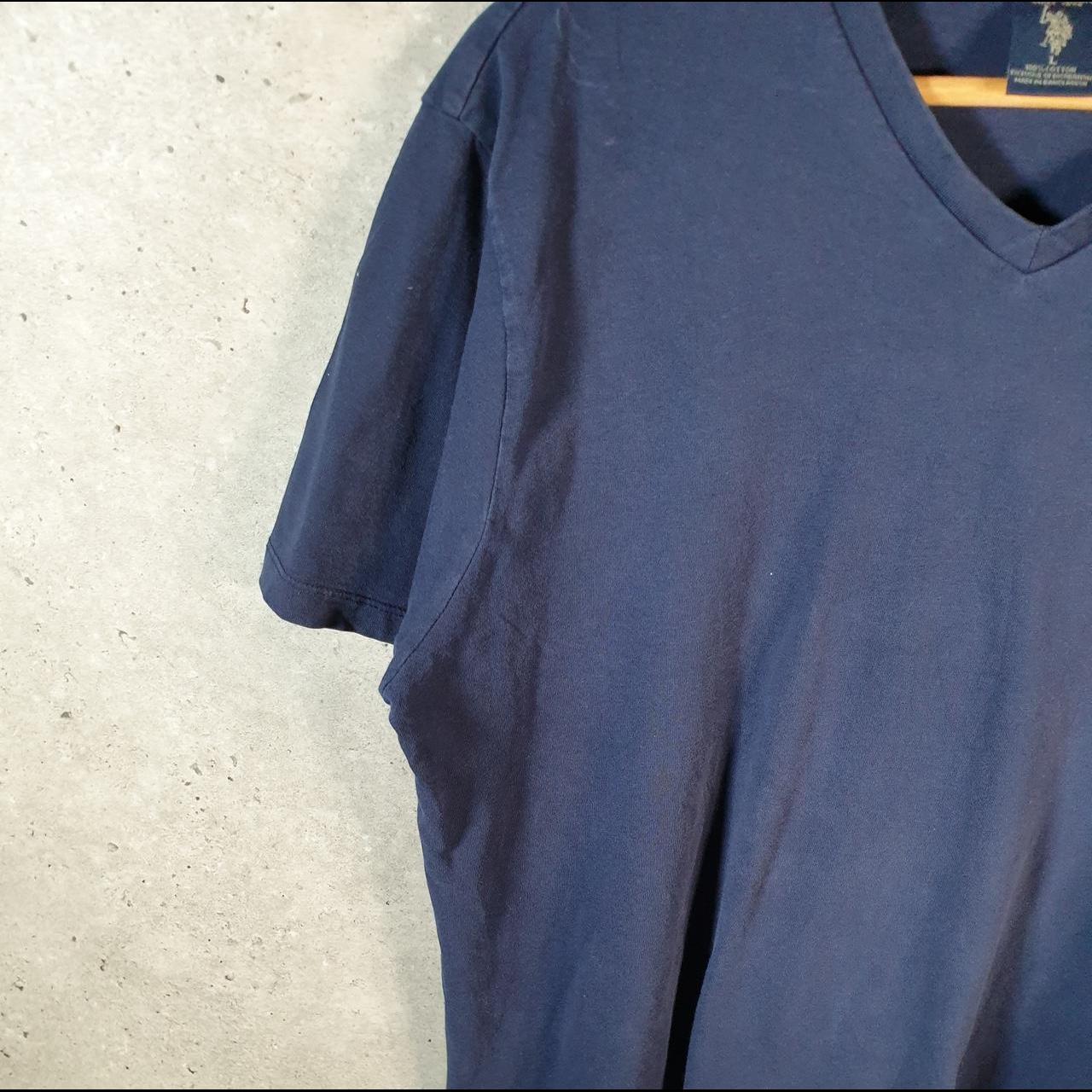 Vintage U.S. Polo Assn. Embroidered Logo T Shirt Mens Large Navy Blue Athletic Casual