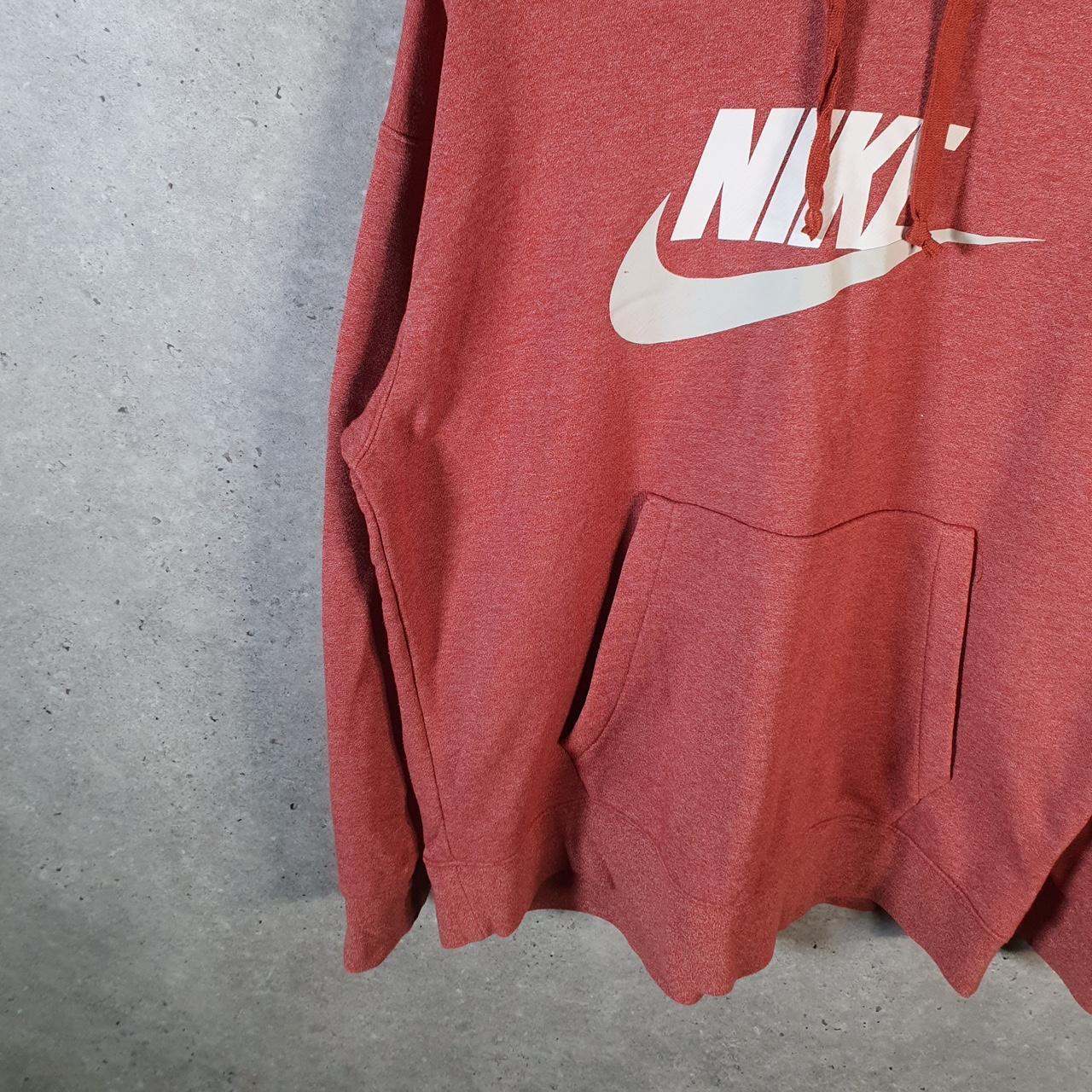 Vintage Nike Club Hoodie Men’s Large Pink Swoosh Y2K Pullover