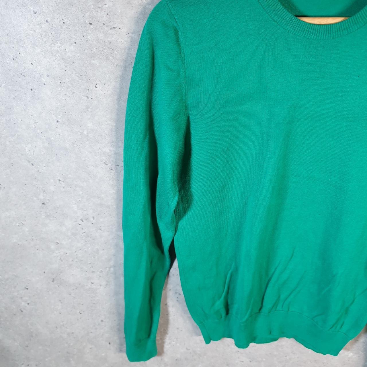 Vintage Lacoste Sweatshirt Men’s XS Green Pullover Logo Y2K Jumper Logo Casual