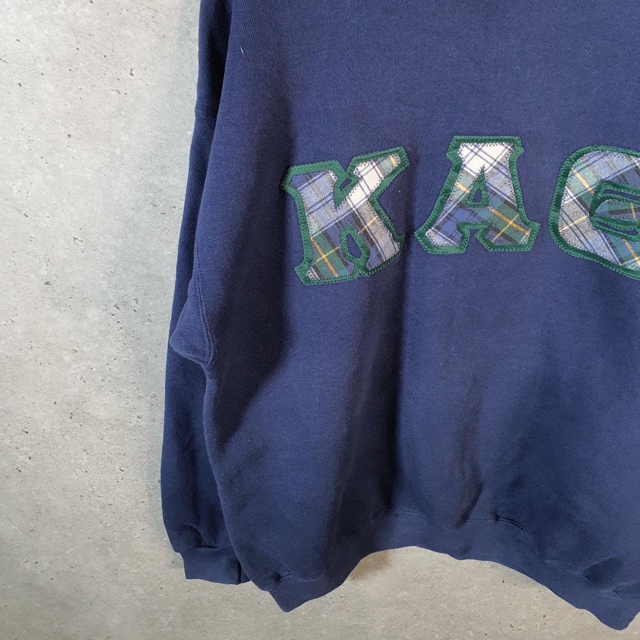 Vintage Lee Cotton Ultraweight Sweatshirt Men’s Large Navy Blue USA KAO Pullover