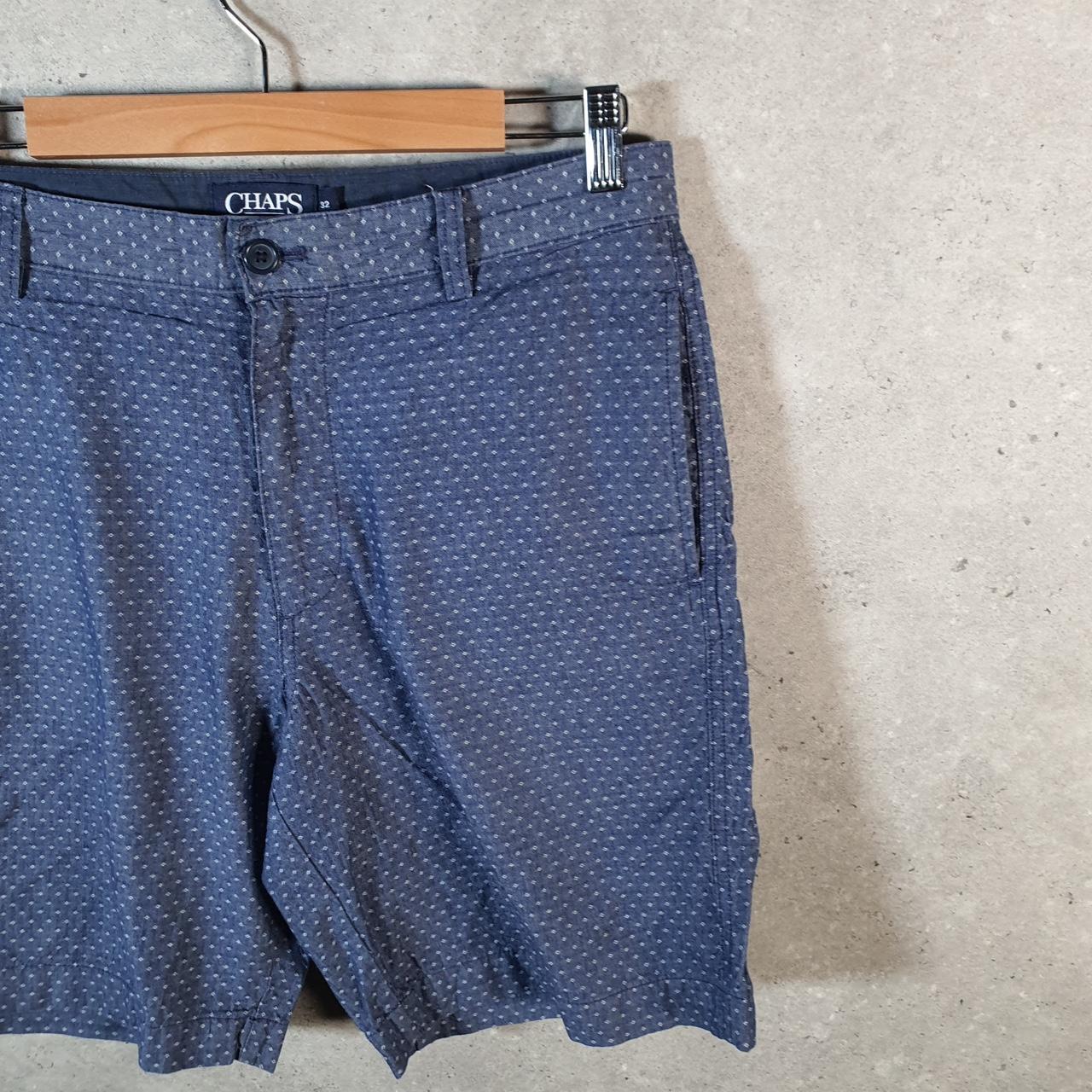 Vintage Chaps Ralph Lauren Chino Shorts Jorts Cargo Men’s W32 Blue Baggy Cotton