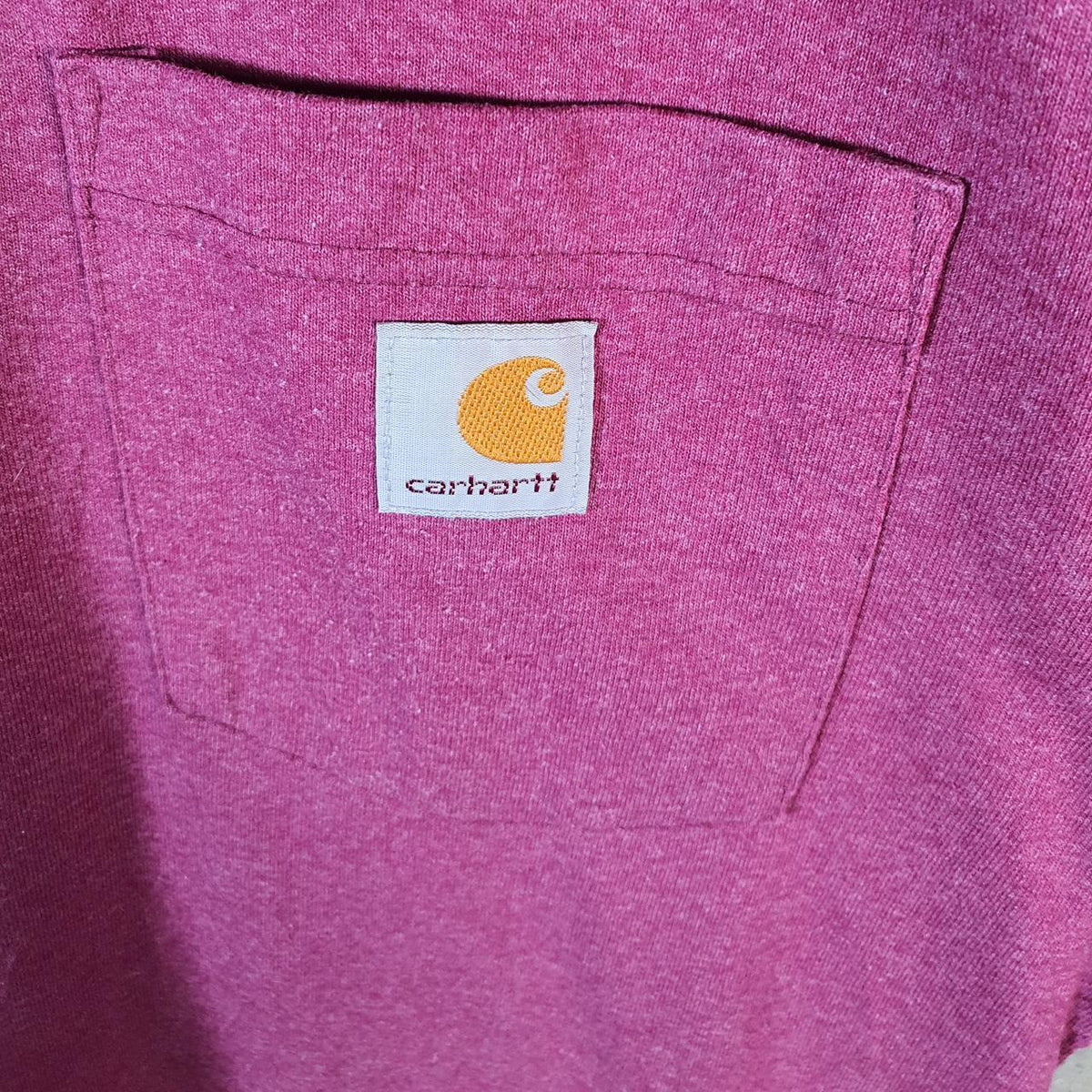 Vintage Carhartt Pocket T Shirt Men’s Small Pink Workwear Chore Utility Loose Fit C9363