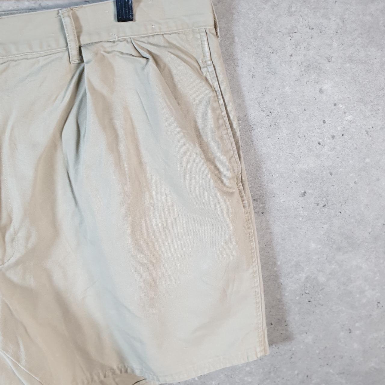 Vintage Ralph Lauren Polo Shorts Jorts Chino Cargo Men’s W38 Brown Baggy Cotton A4266