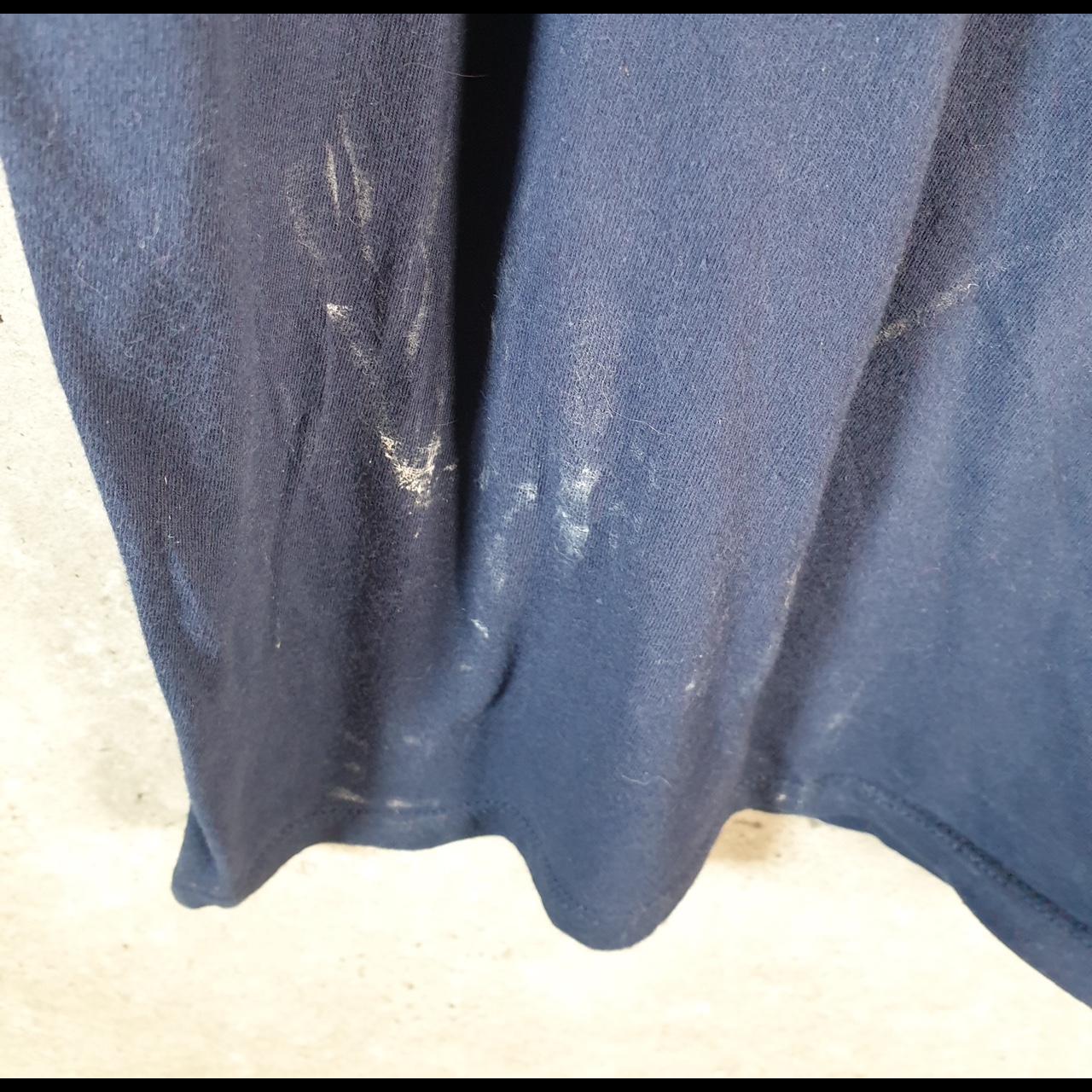 Vintage Nike T Shirt Men’s Large Blue Printed Single Swoosh Logo Athletic C8275