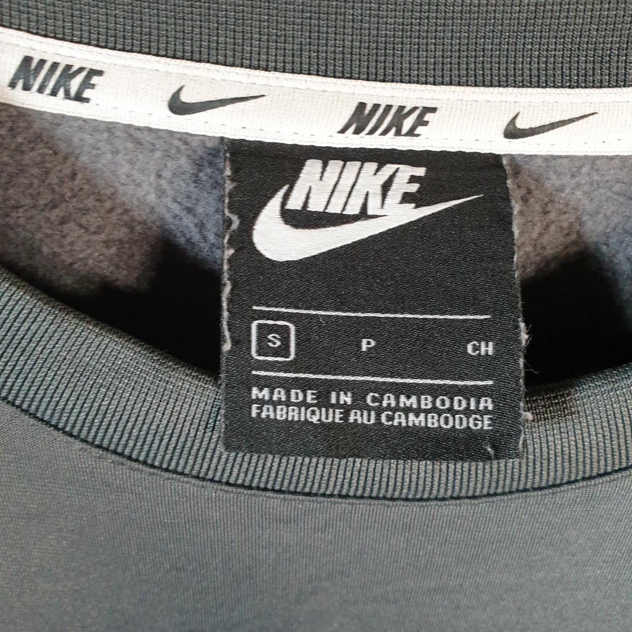 Vintage Nike Club Sweatshirt Mens Small Grey Swoosh Y2K Pullover Logo