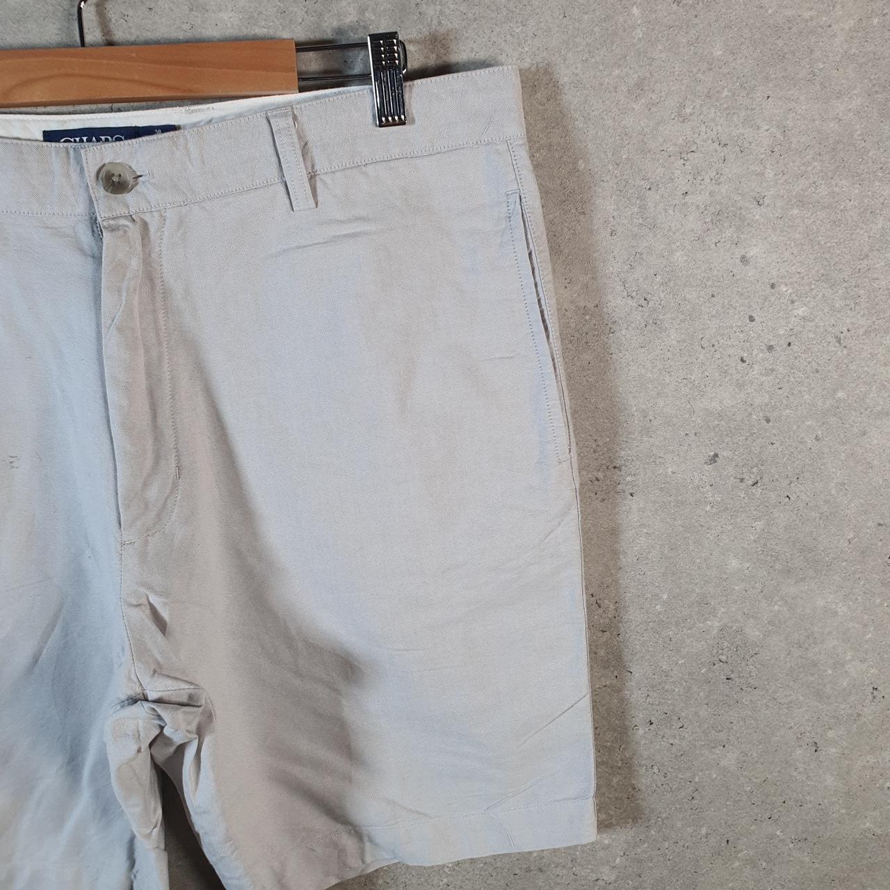 Vintage Chaps Ralph Lauren Polo Shorts Jorts Cargo Men’s W38 Grey Baggy Cotton A4447