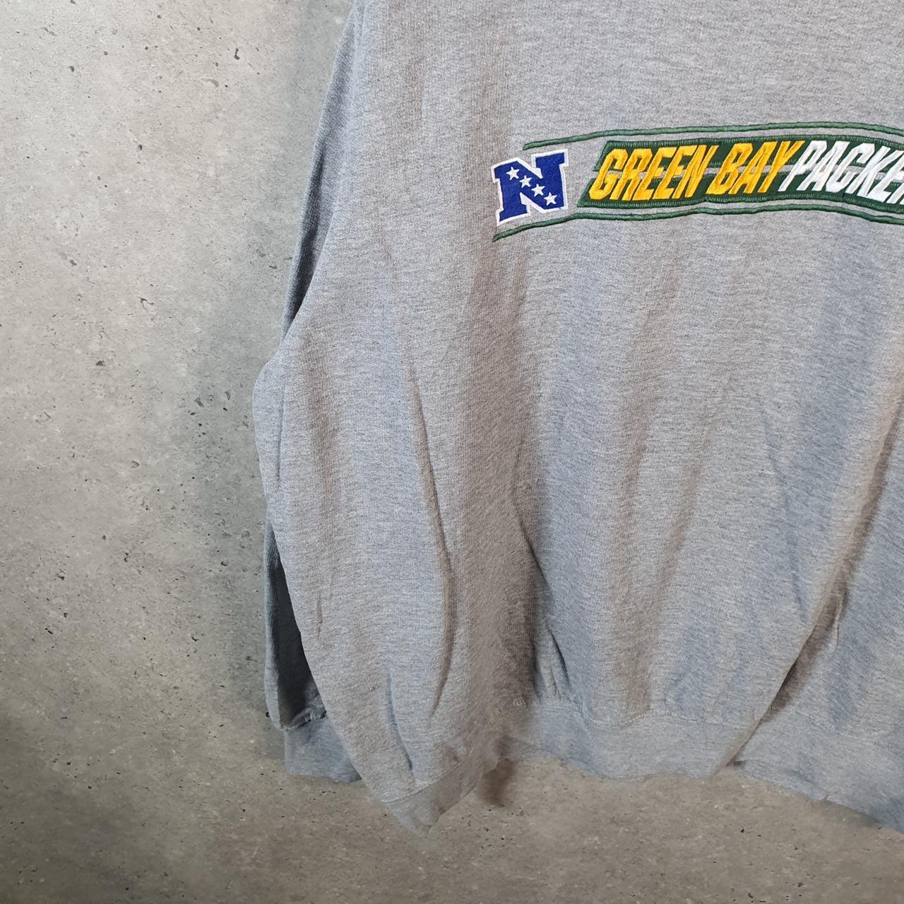 Vintage NFL Green Bay Packers Sweatshirt Men’s XL Grey Embroidered Pro Sport USA