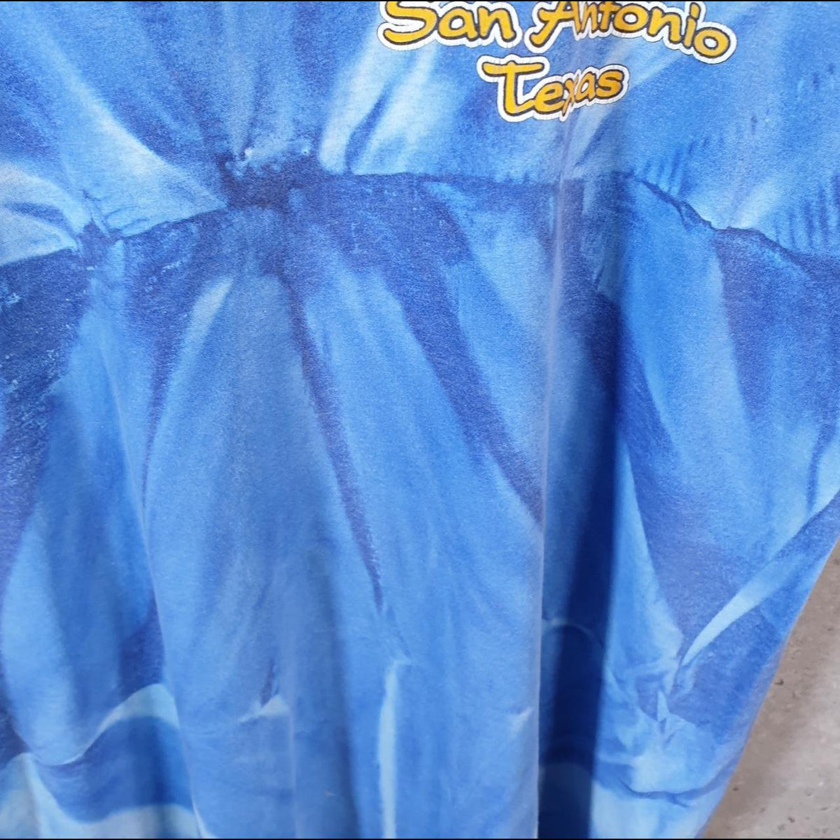 Vintage Hanes San Antonio Texas 90s USA Single Stitch T Shirt Men’s XL Blue C9449