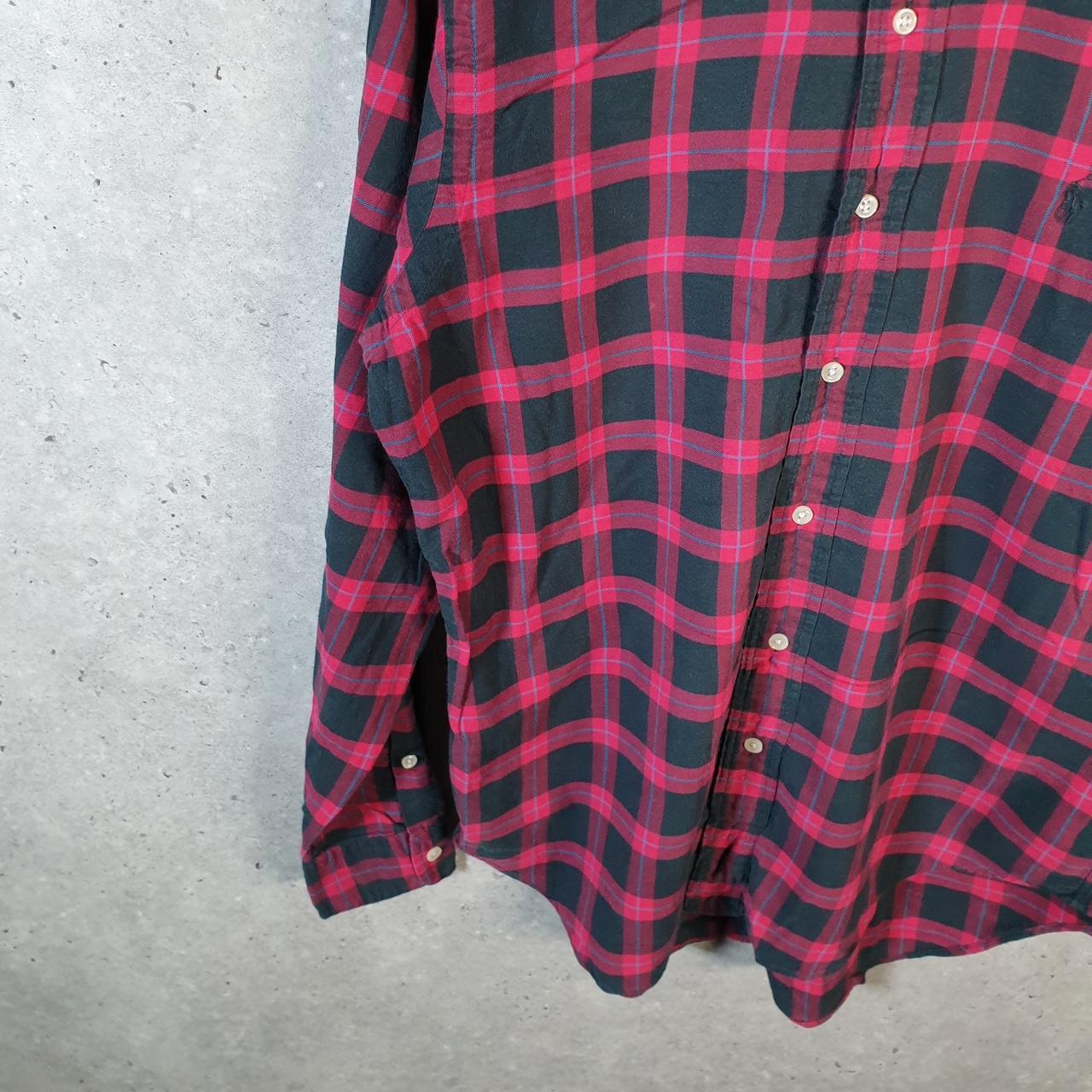 Vintage Ralph Lauren Button Down Shirt Men’s Small Classic Fit Checkered Pony Cotton