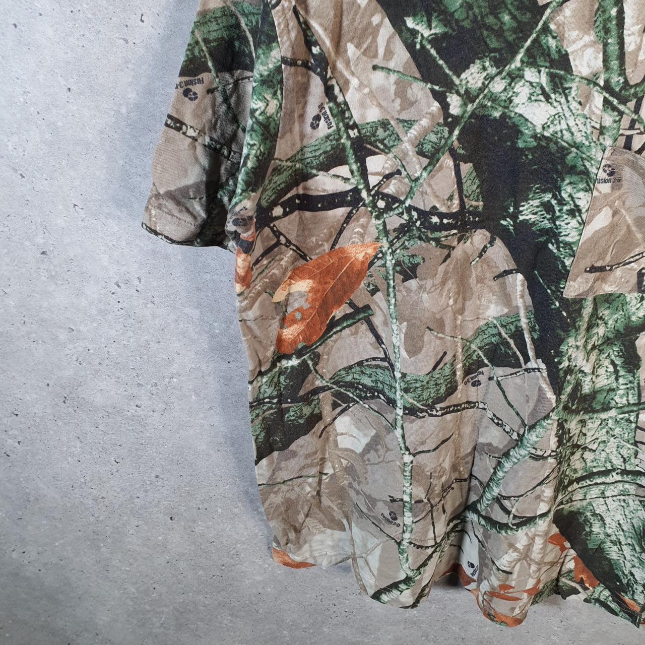 Vintage Outfitters Ridge RealTree Camoflauge T Shirt Mens M Camo Short Sleeve