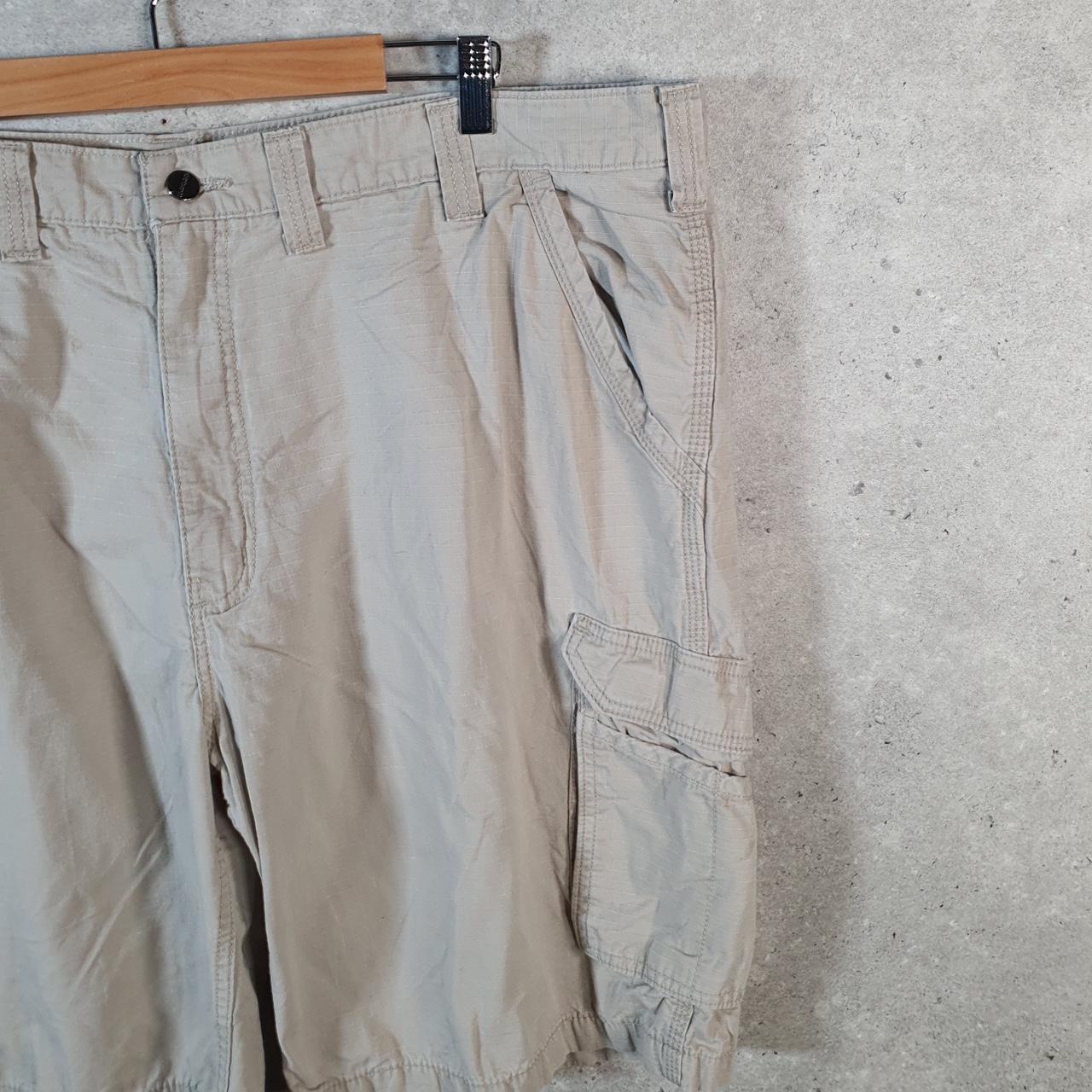 Vintage Carhartt Baggy Carpenter Shorts Jorts Cargo Men’s W44 Brown Relaxed Fit Workwear Big Fish Vintage