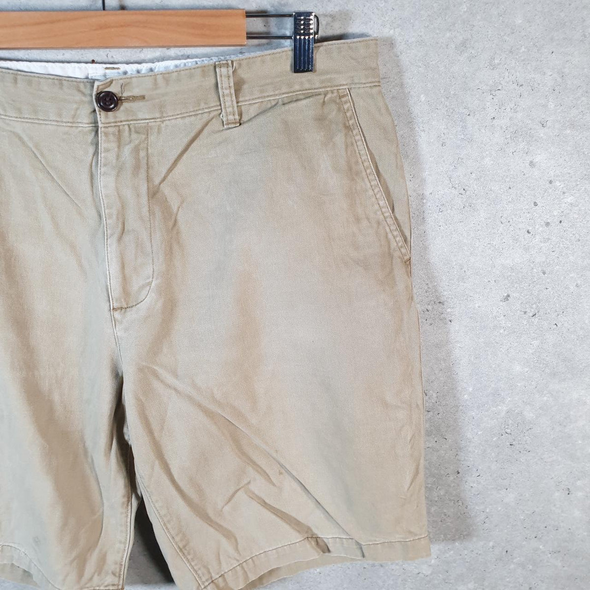 Vintage Dockers Chino Shorts Jorts Cargo Men’s W36 Brown Baggy Cotton