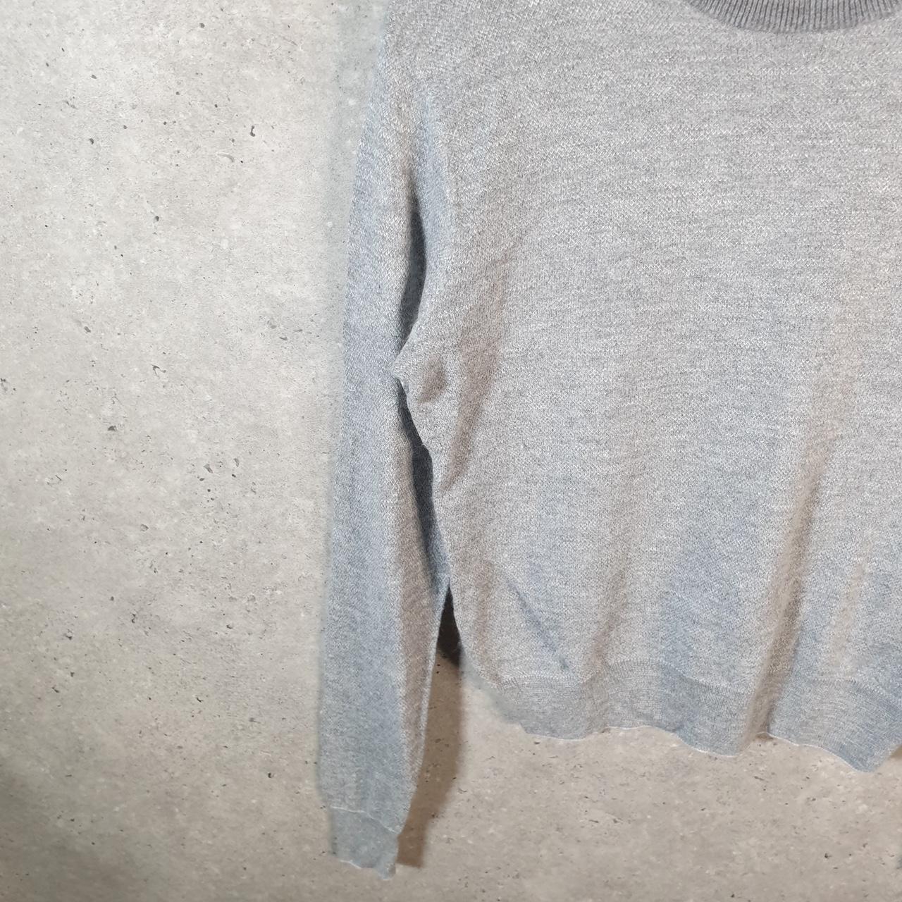 Vintage Ralph Lauren Polo Sweatshirt Womens Medium Grey Cotton Pullover