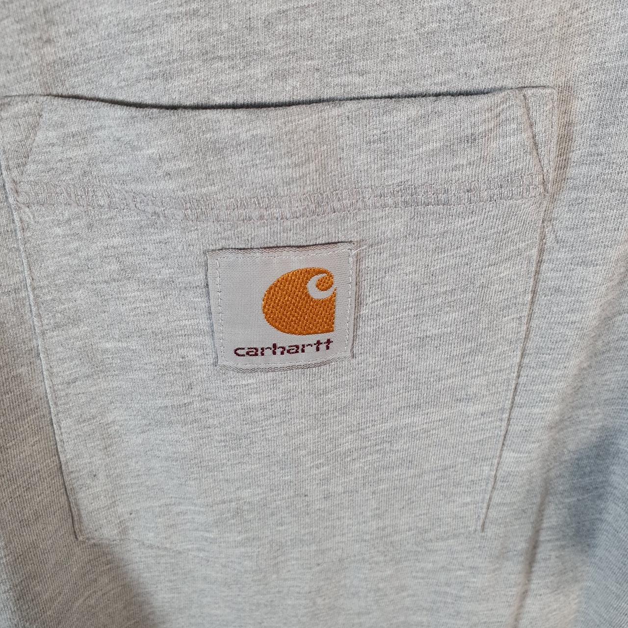 Vintage Carhartt Pocket T Shirt Men’s Medium Grey Workwear Chore Utility Relaxed Fit C9288